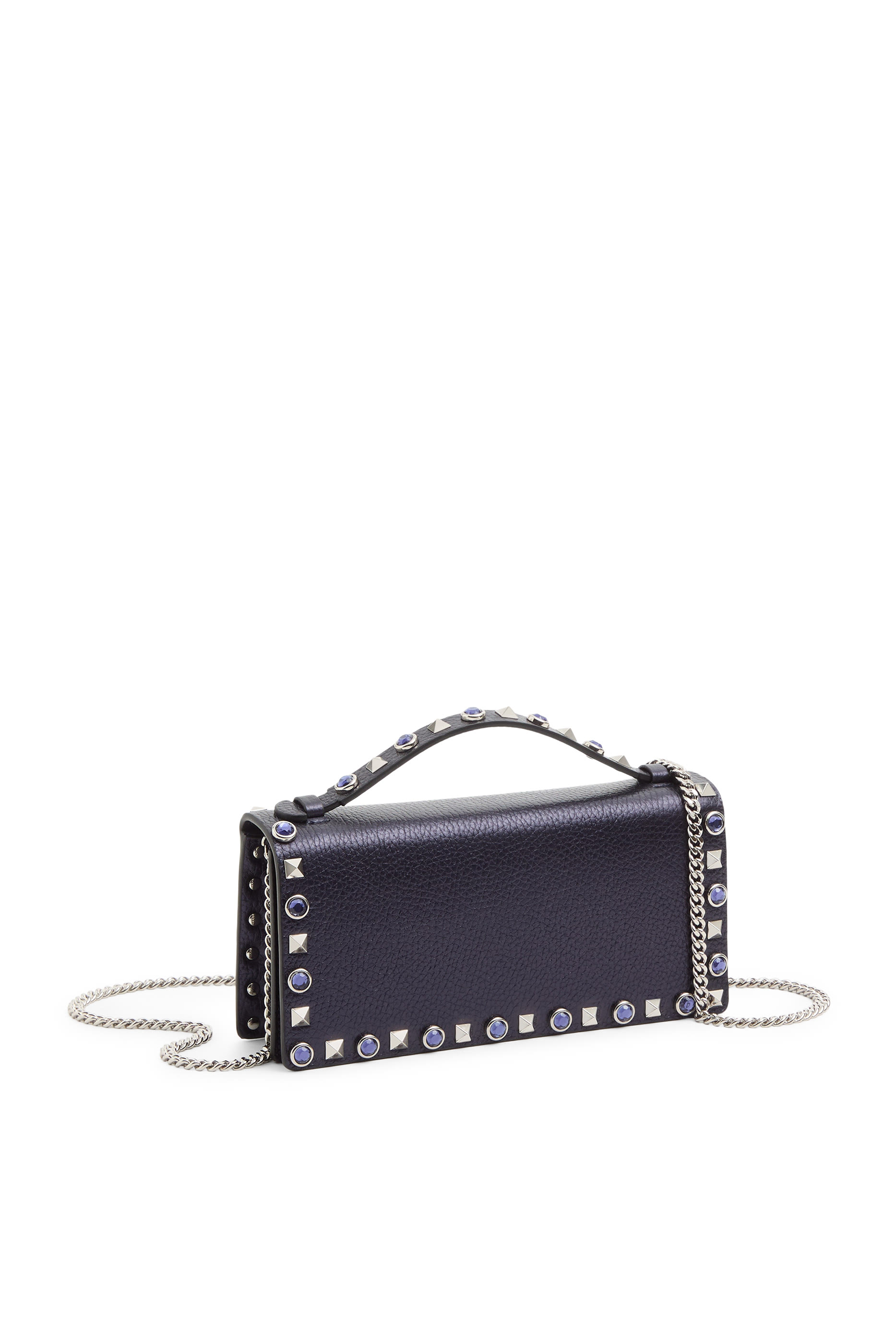 Rockstud Wallet with Chain