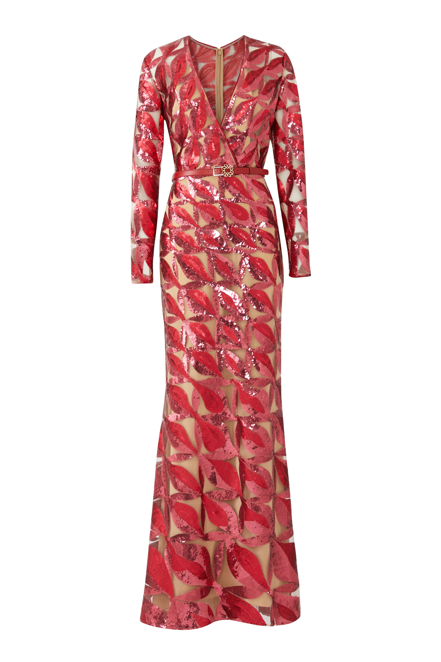 Printed Wrap Maxi Dress