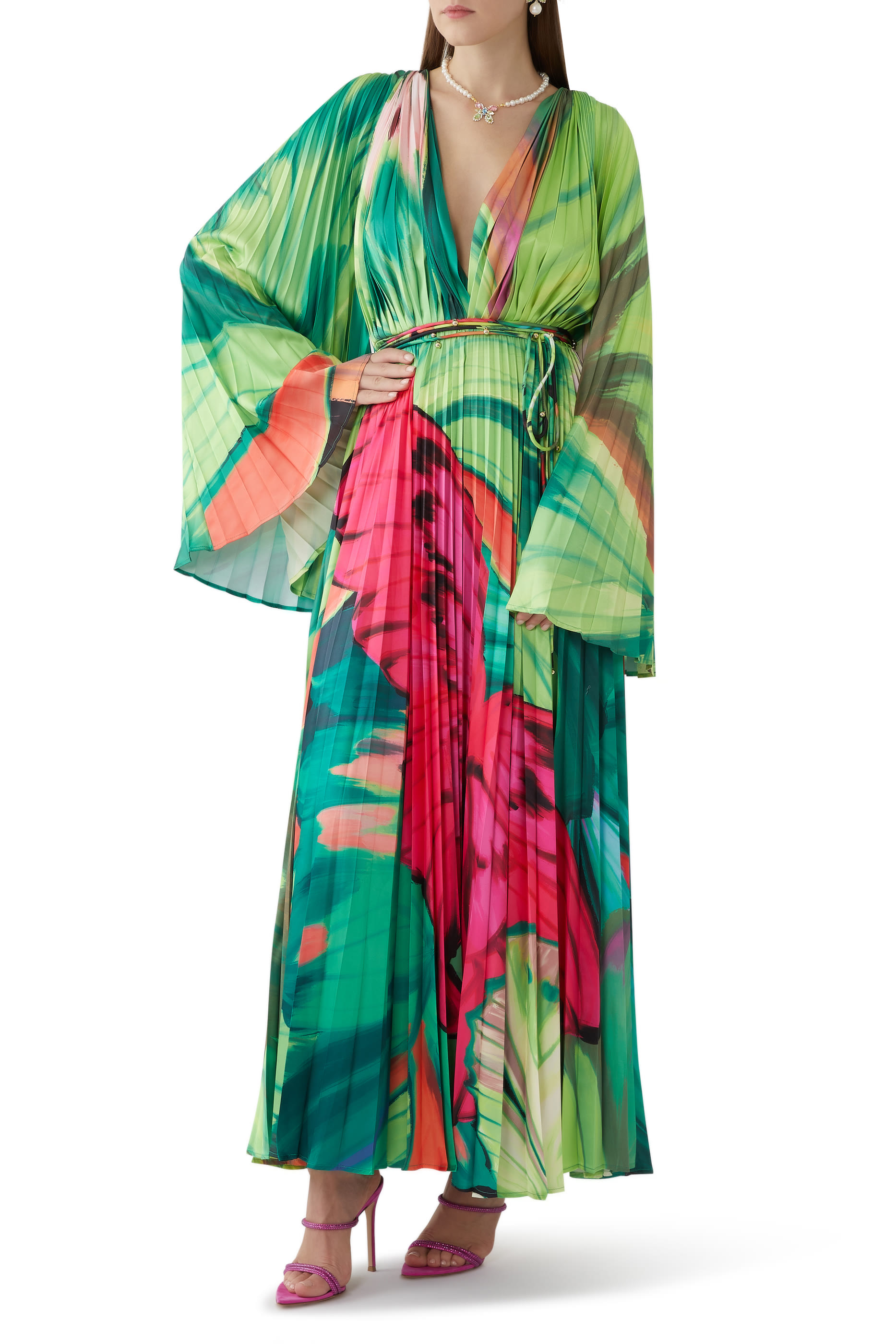 Tatiana Papillon Print Maxi Dress