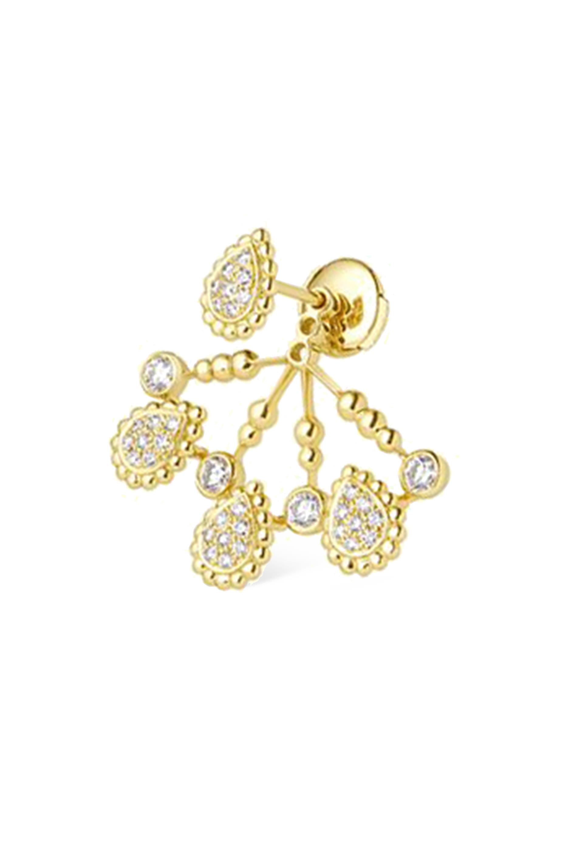 Serpent Boh&egrave;me Solarit&eacute; Stud Earring