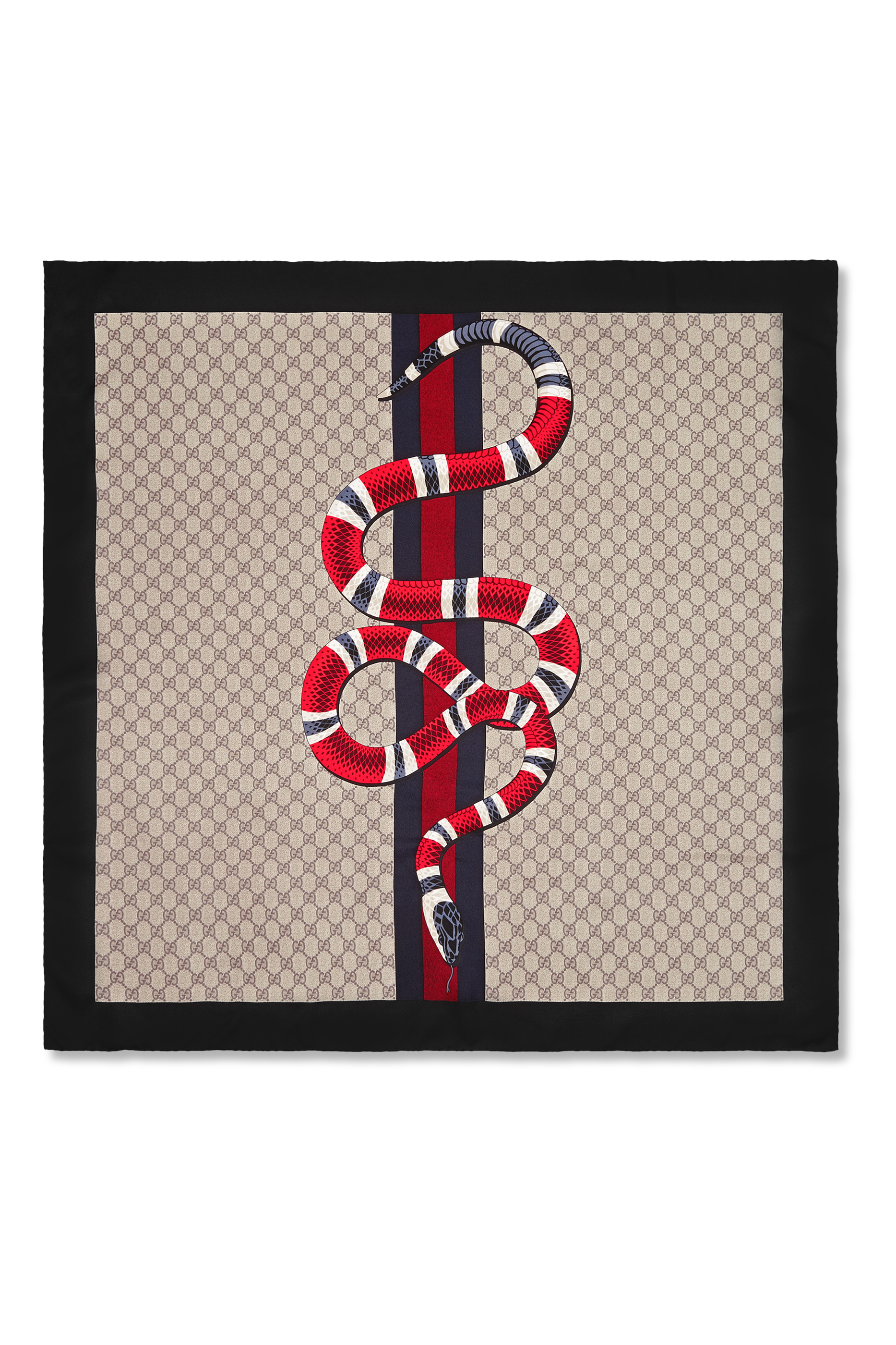 Web And Kingsnake GG Silk Scarf