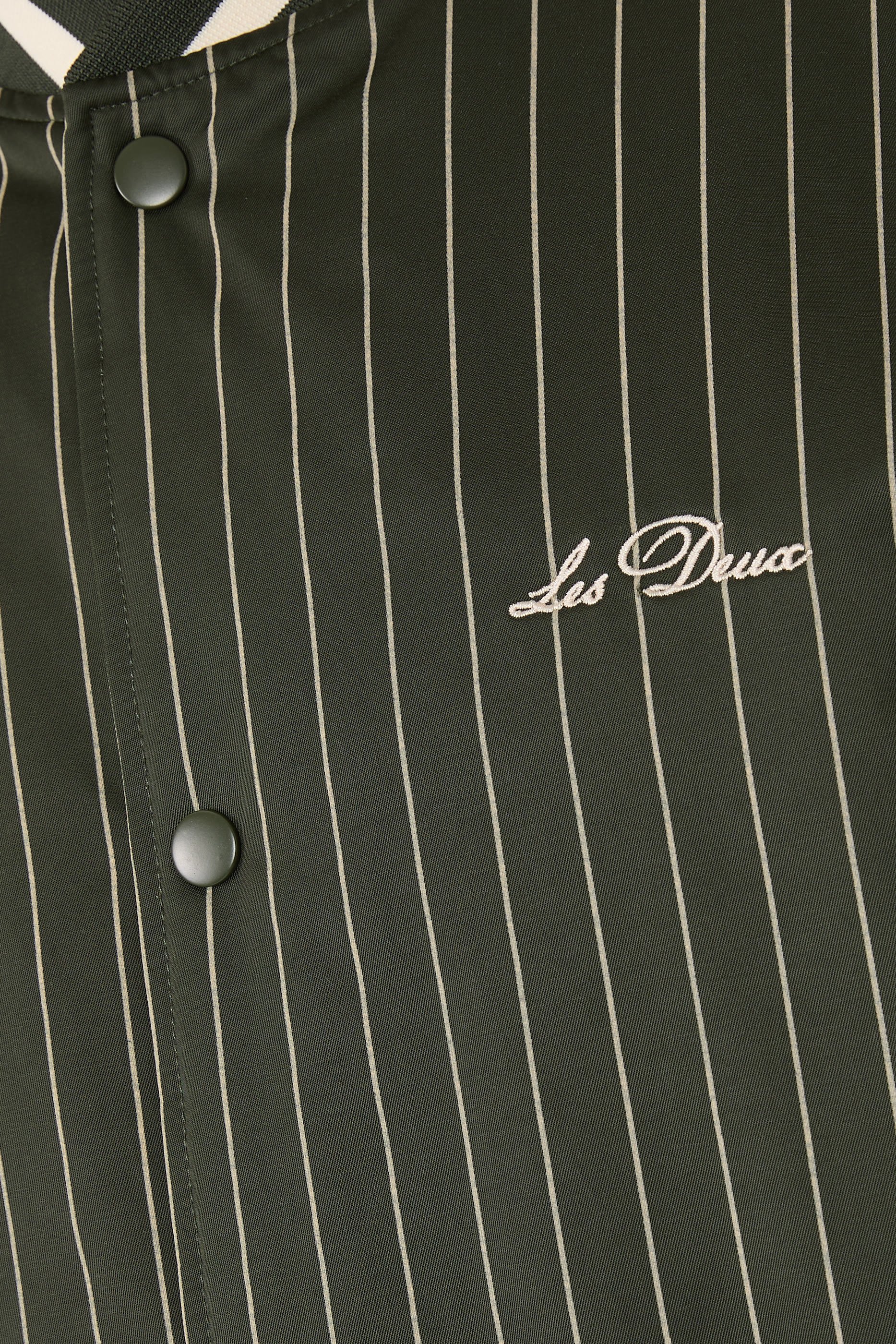  Varsity Tech Pinstripe Jacket 