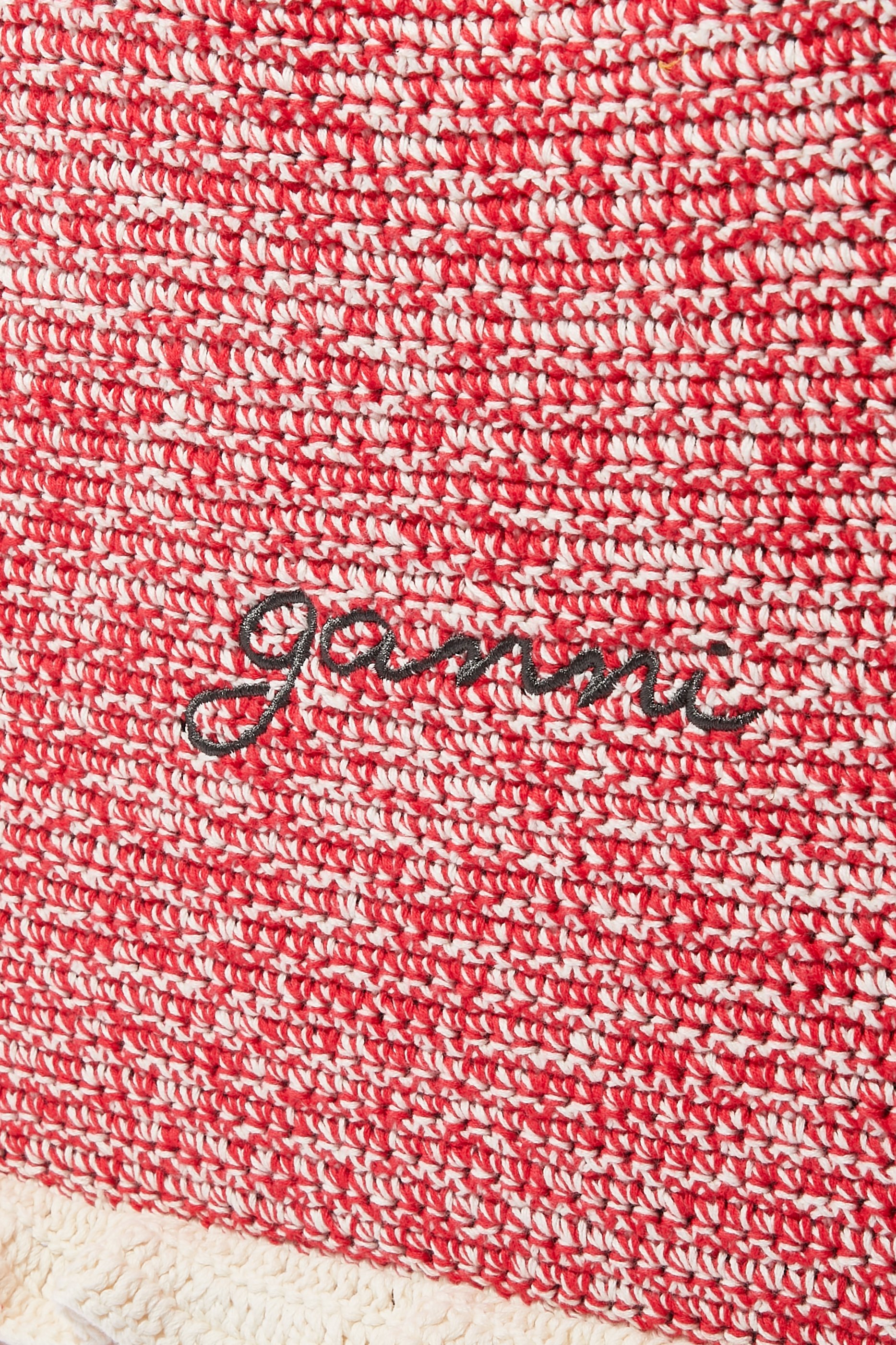 Cotton Crochet Frill Tote