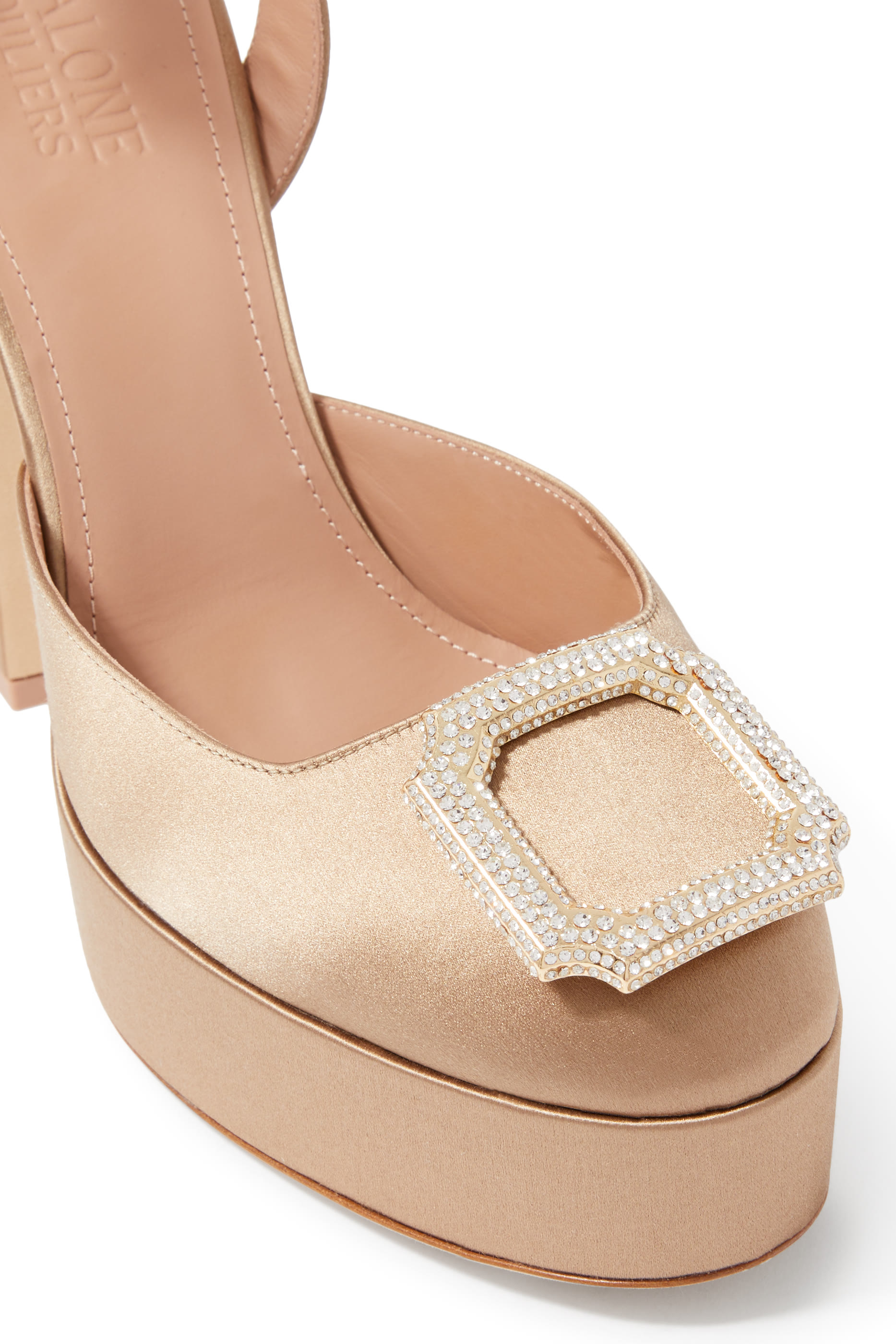 Crest Buckle Leather 125 Sandals