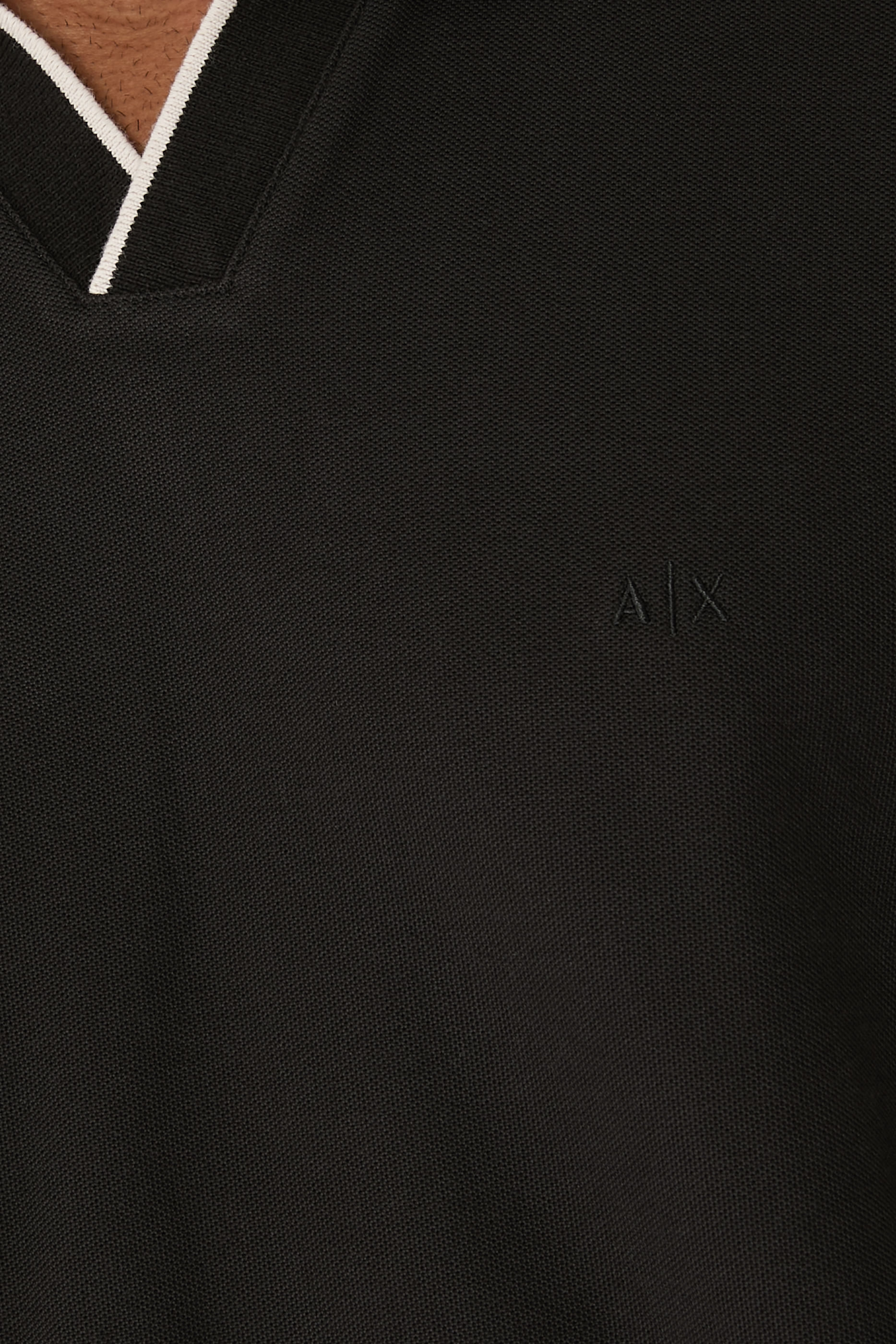 Contrasting Profiles Polo Shirt
