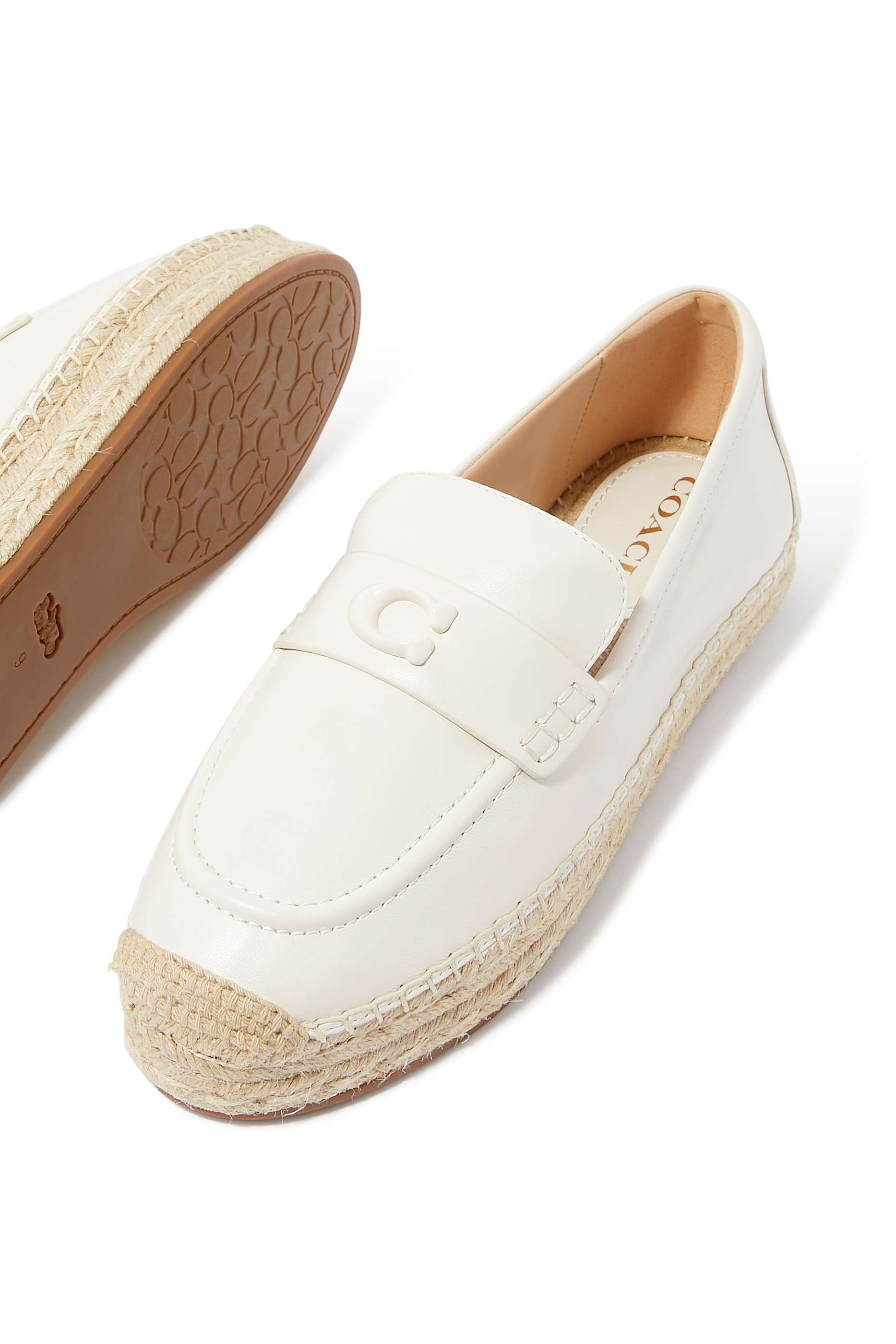Camilla Leather Espadrilles
