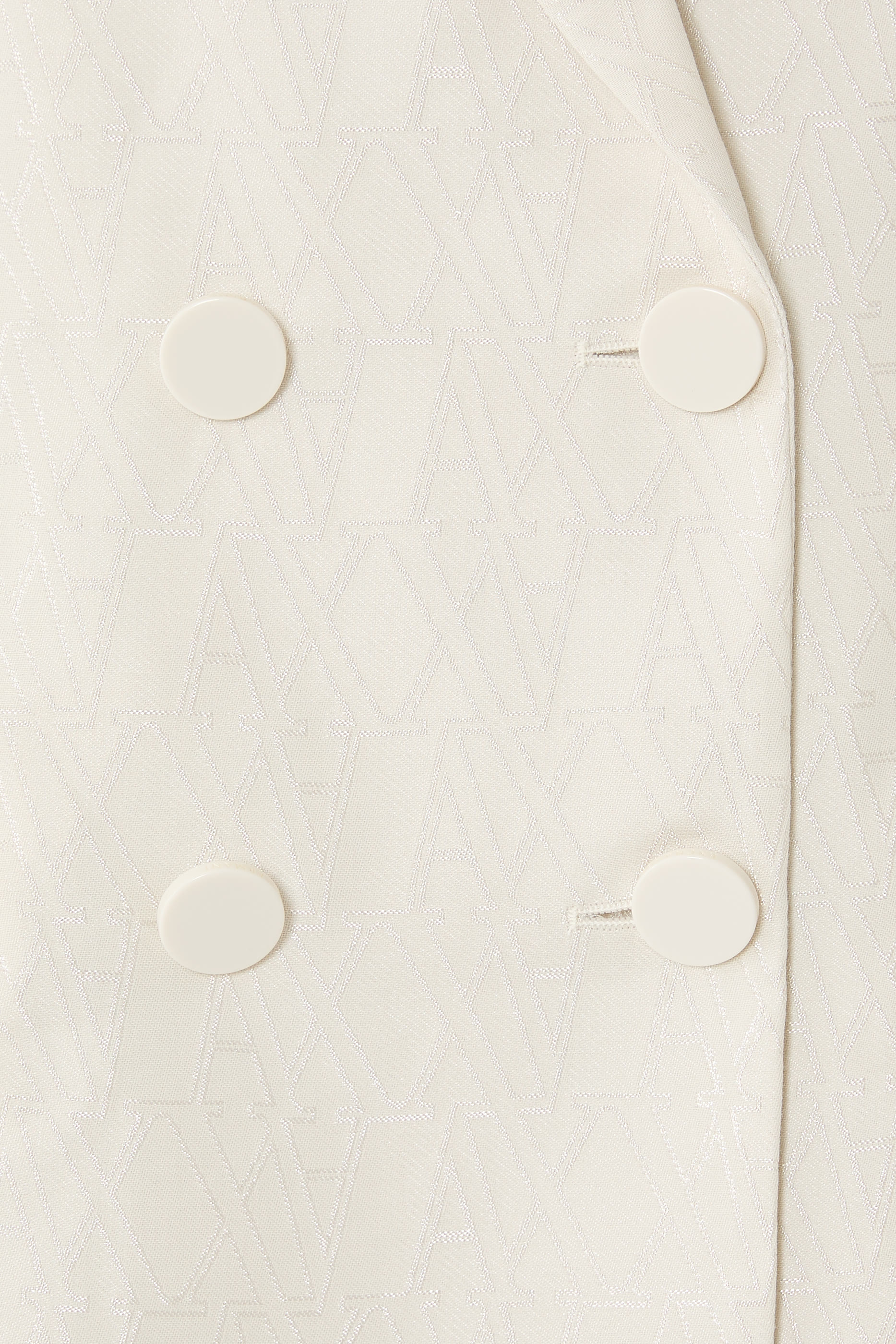  Allover Logo Double-Breasted Jacket