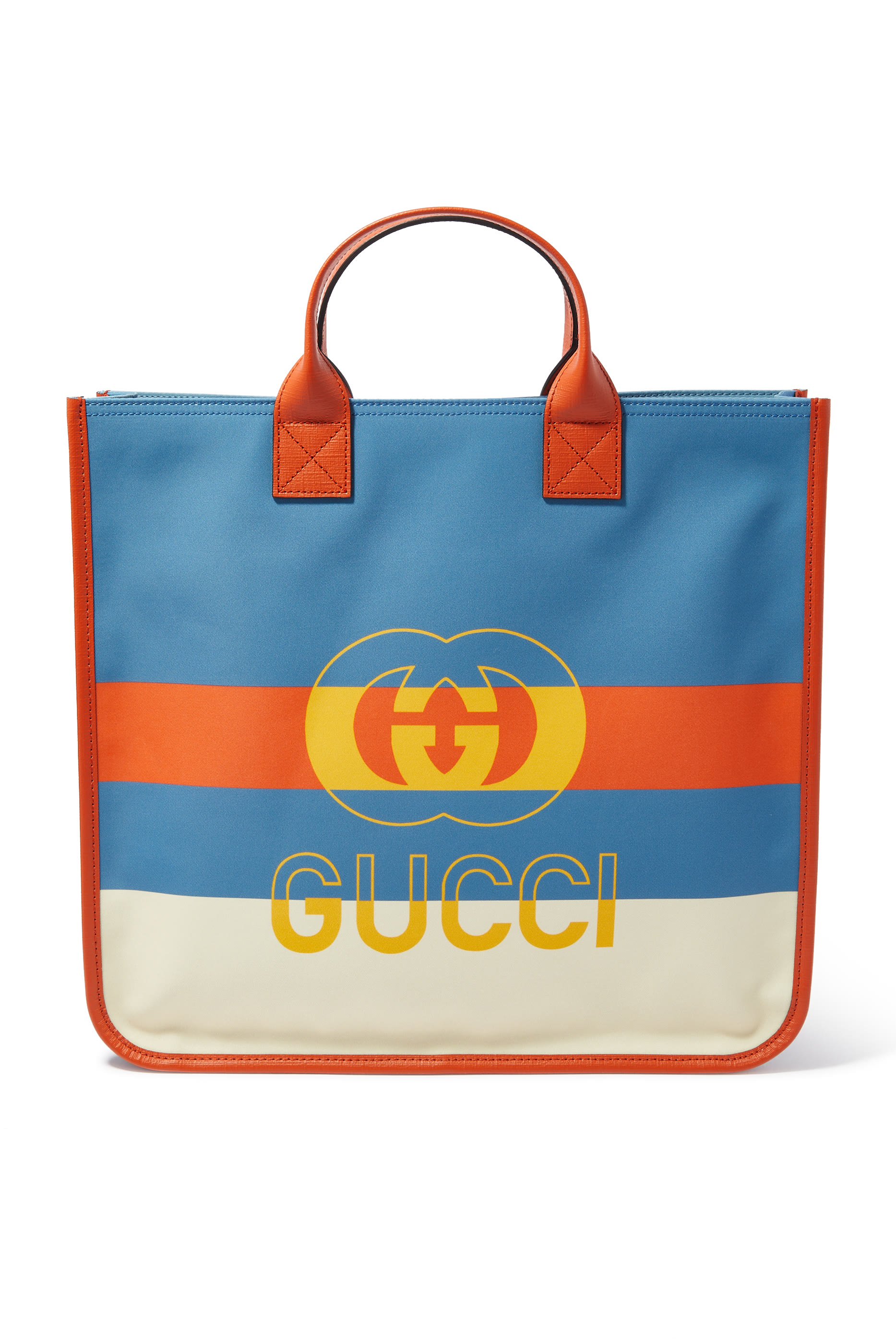 Kids Web Interlocking G Tote Bag