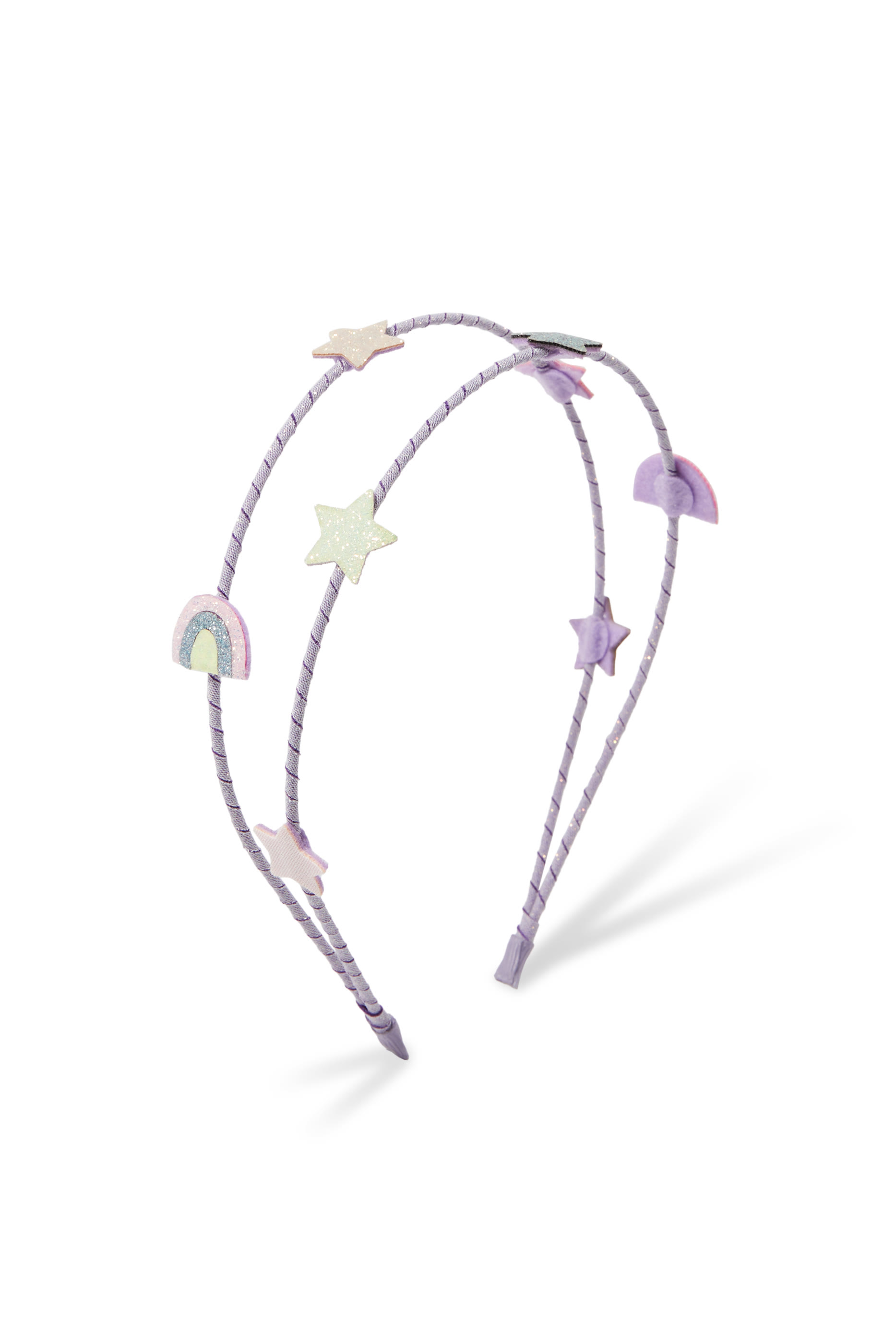 Kids Rainbow and Star Double Alice Band