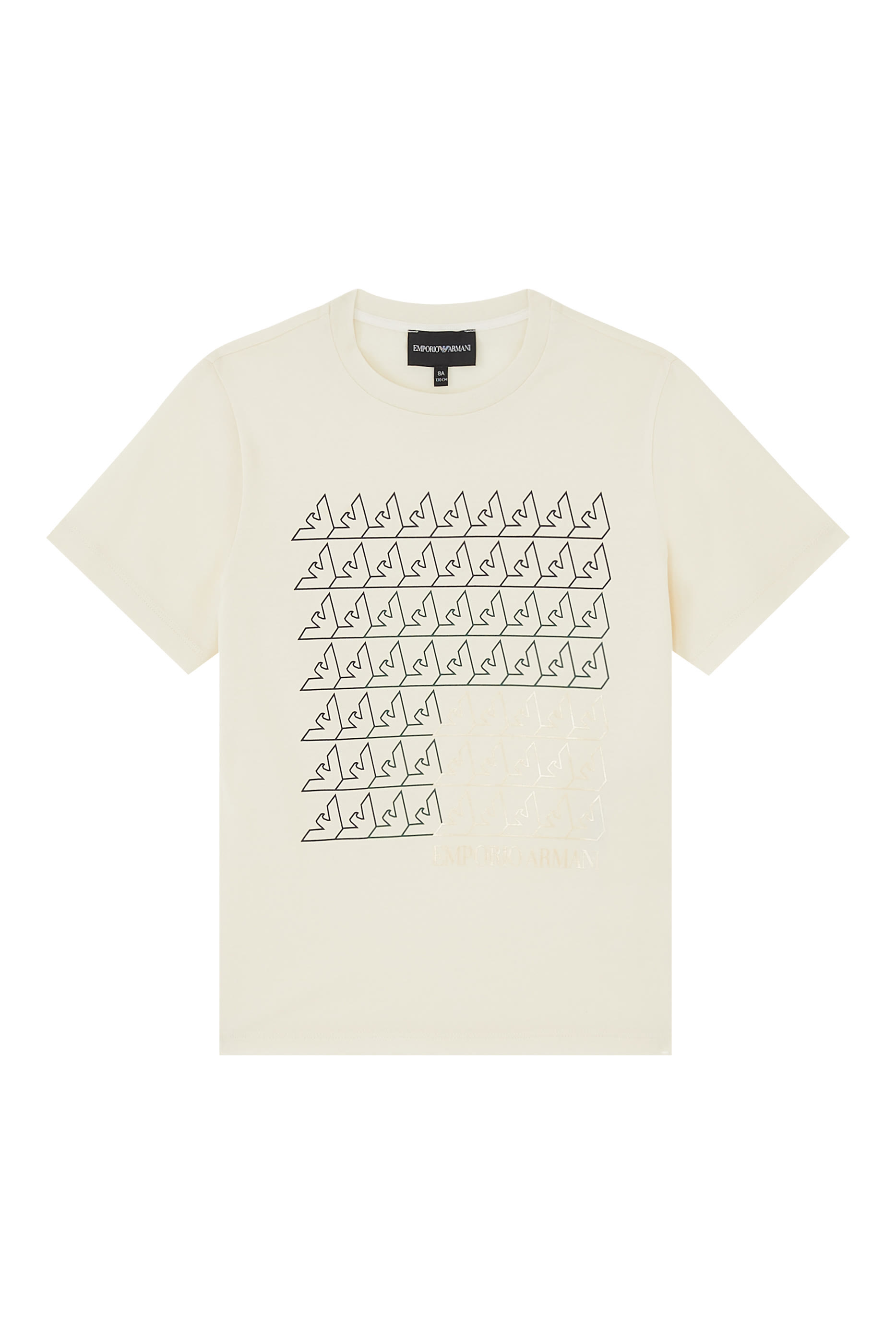 Kids Eagle Logo Pattern T-Shirt