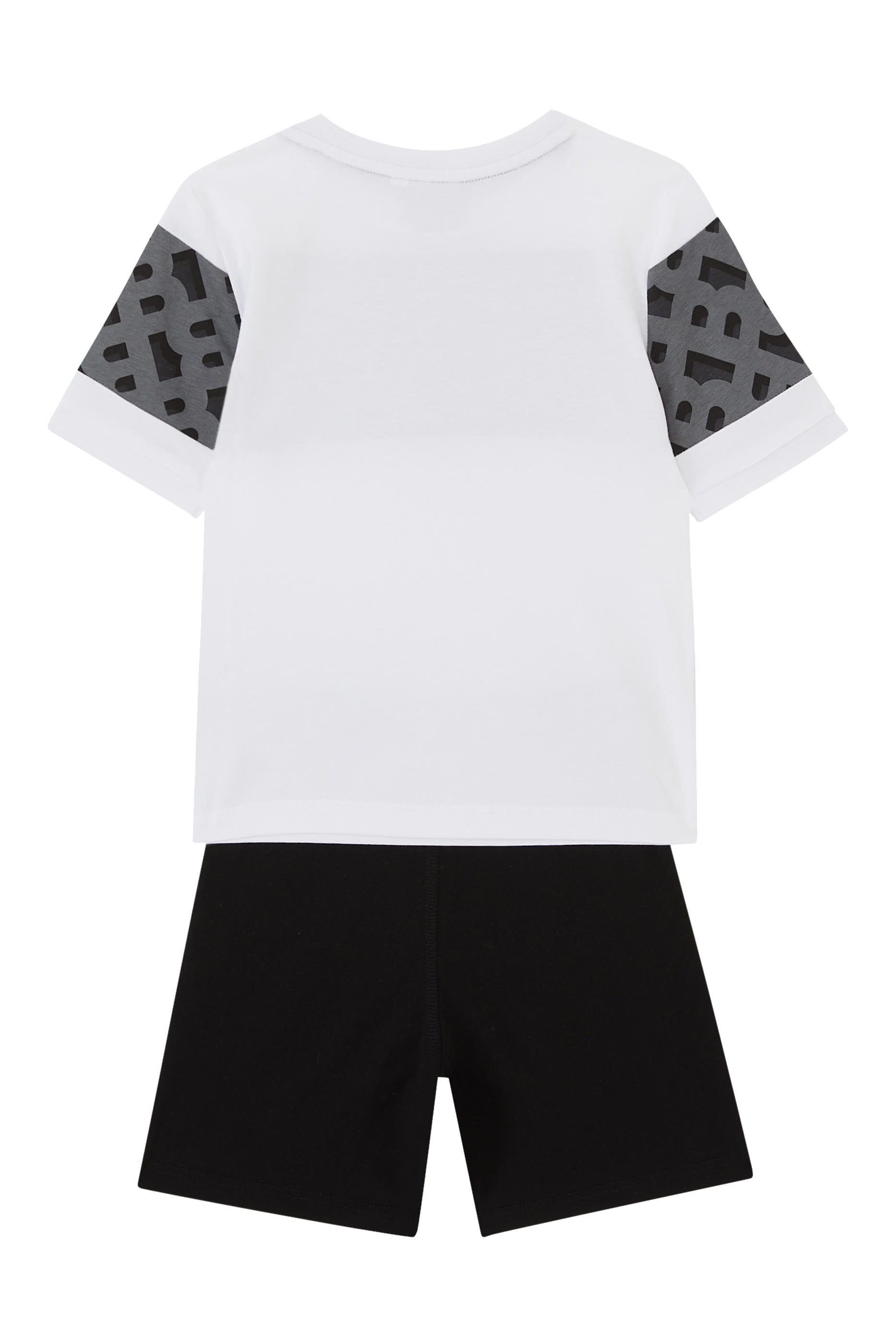 Kids Logo Print T-Shirt & Shorts Set