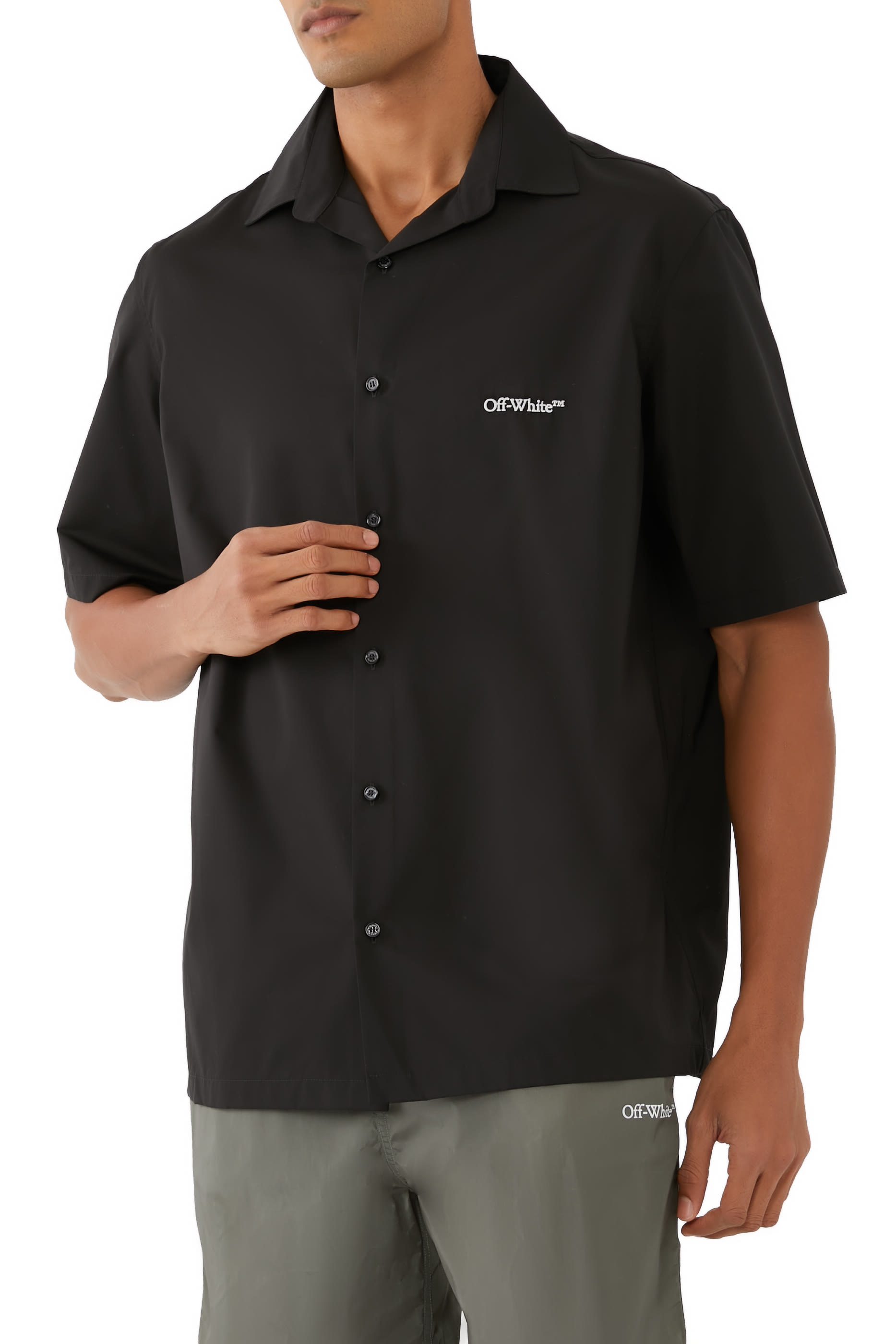 Gothic Arr Popl Bowling Shirt