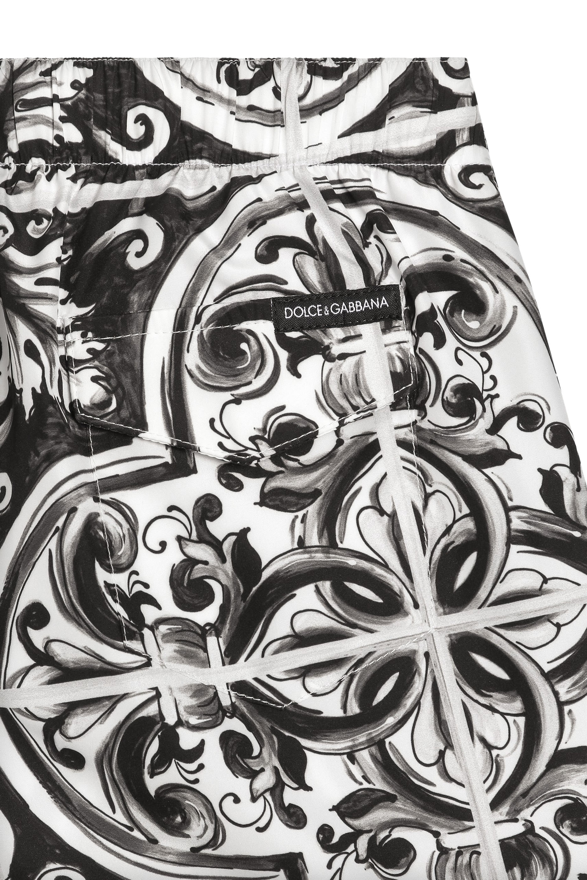 Kids Majolica-Print Shorts