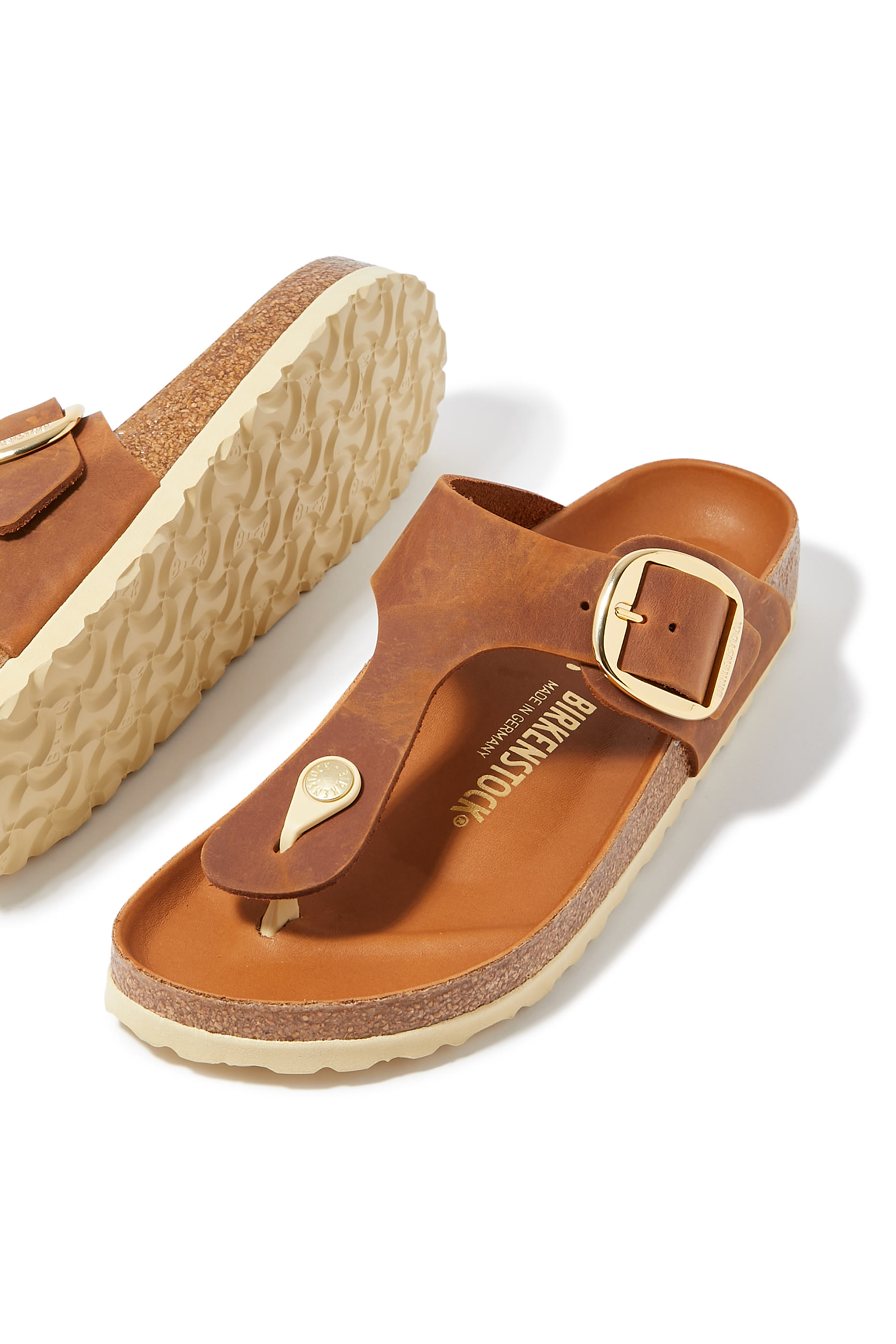 Gizeh Big Buckle Thong Sandals