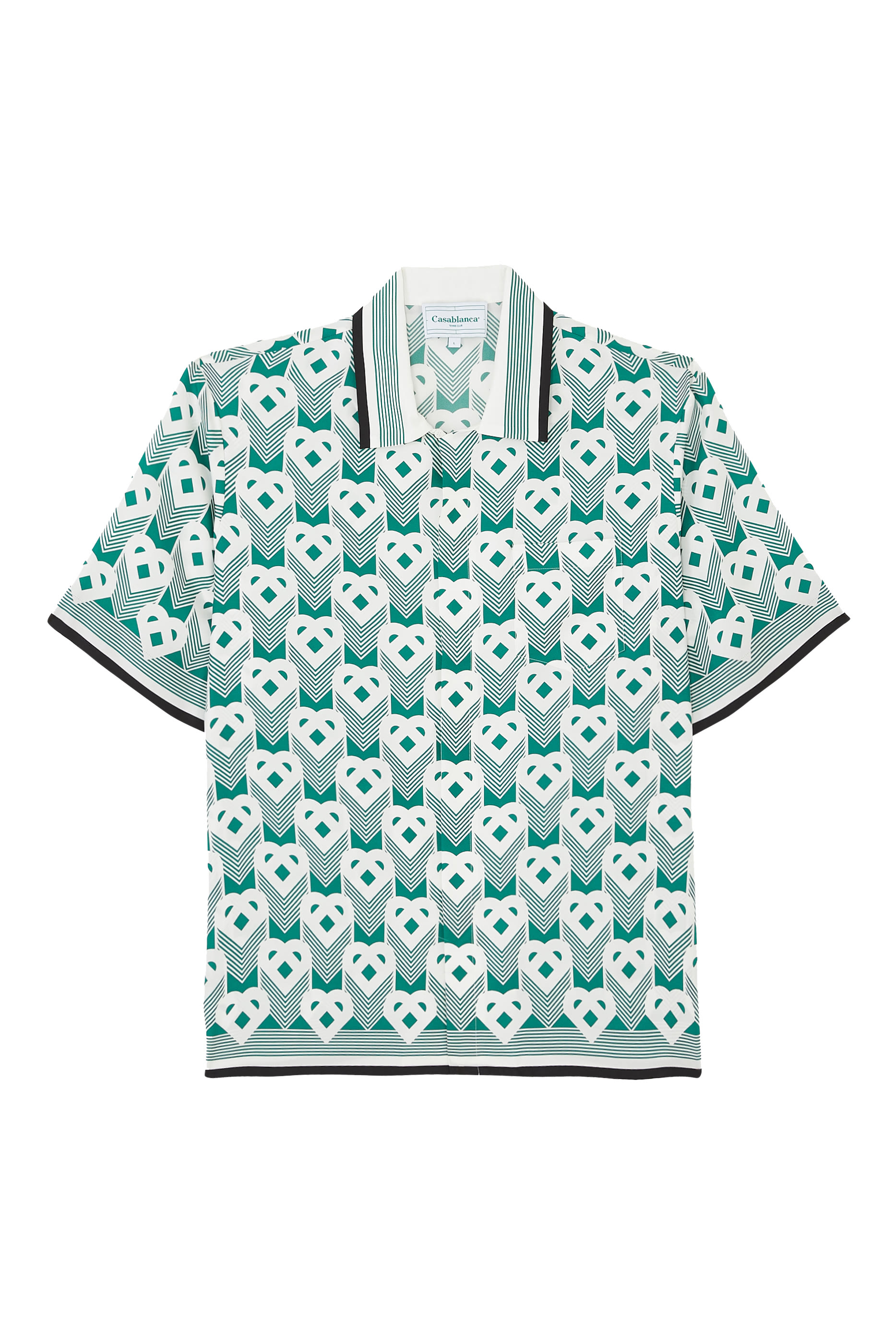 Cuban Collar Silk Shirt