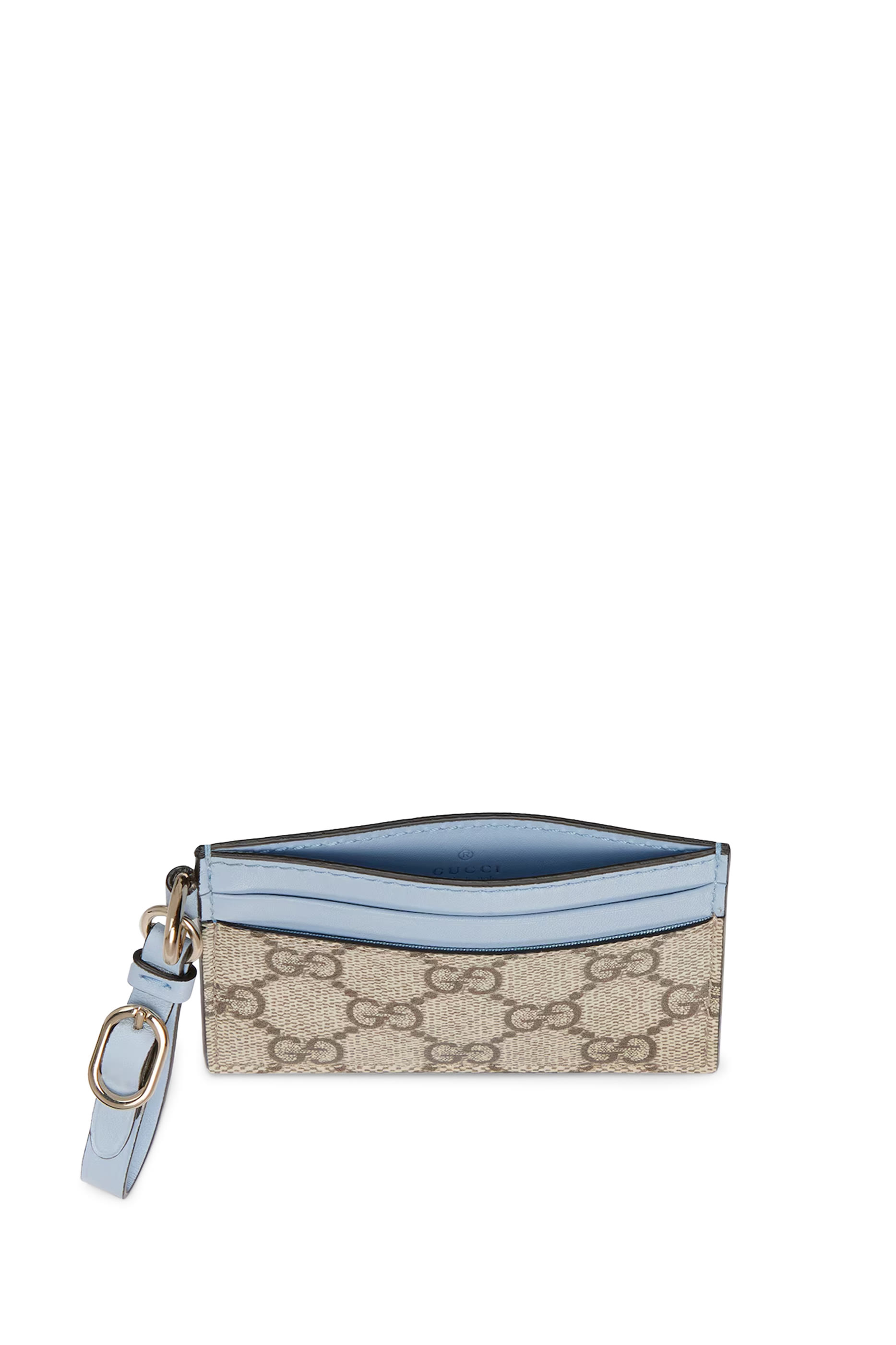 GG Emblem Card Case with Strap