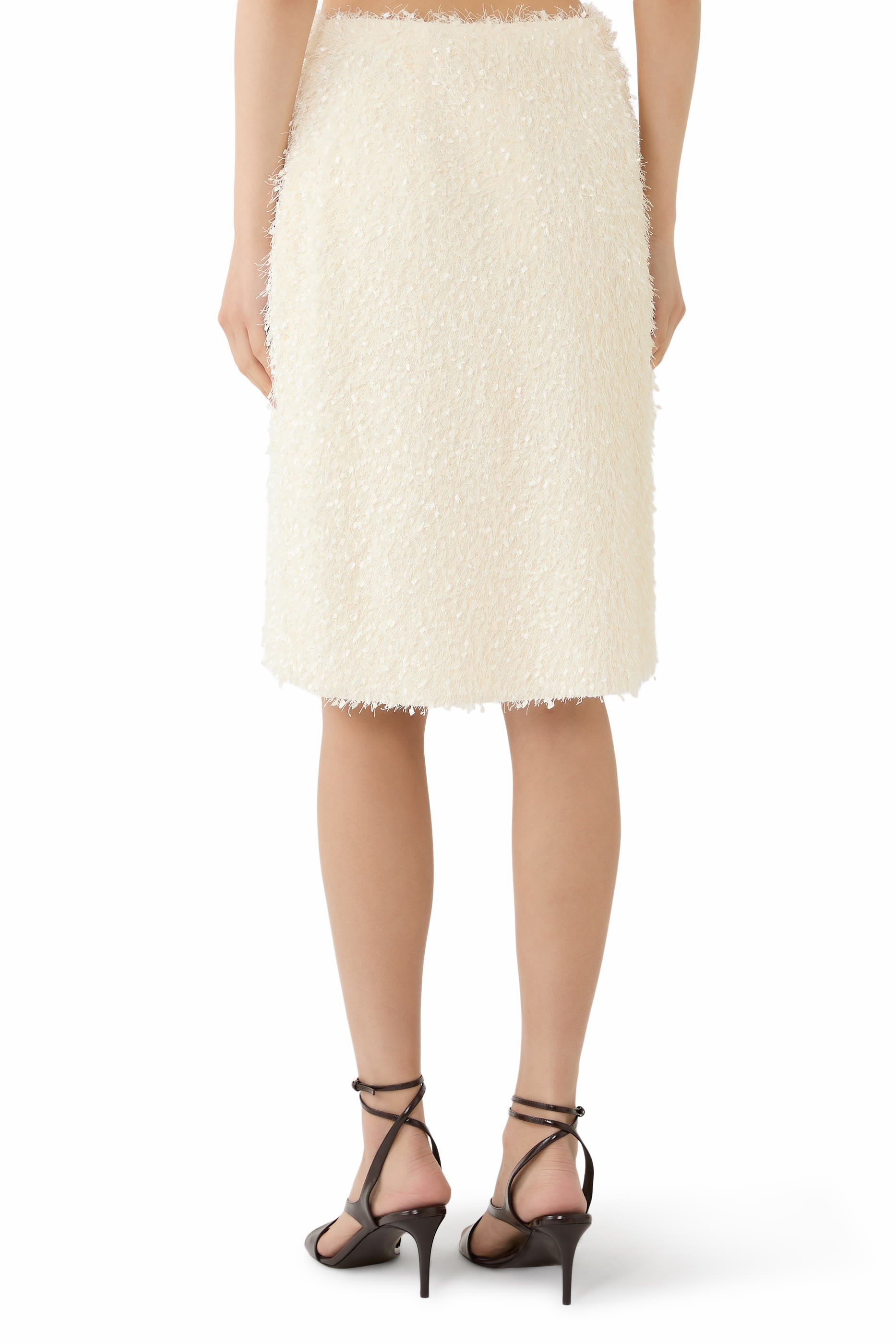 Feathery Fringe Skirt