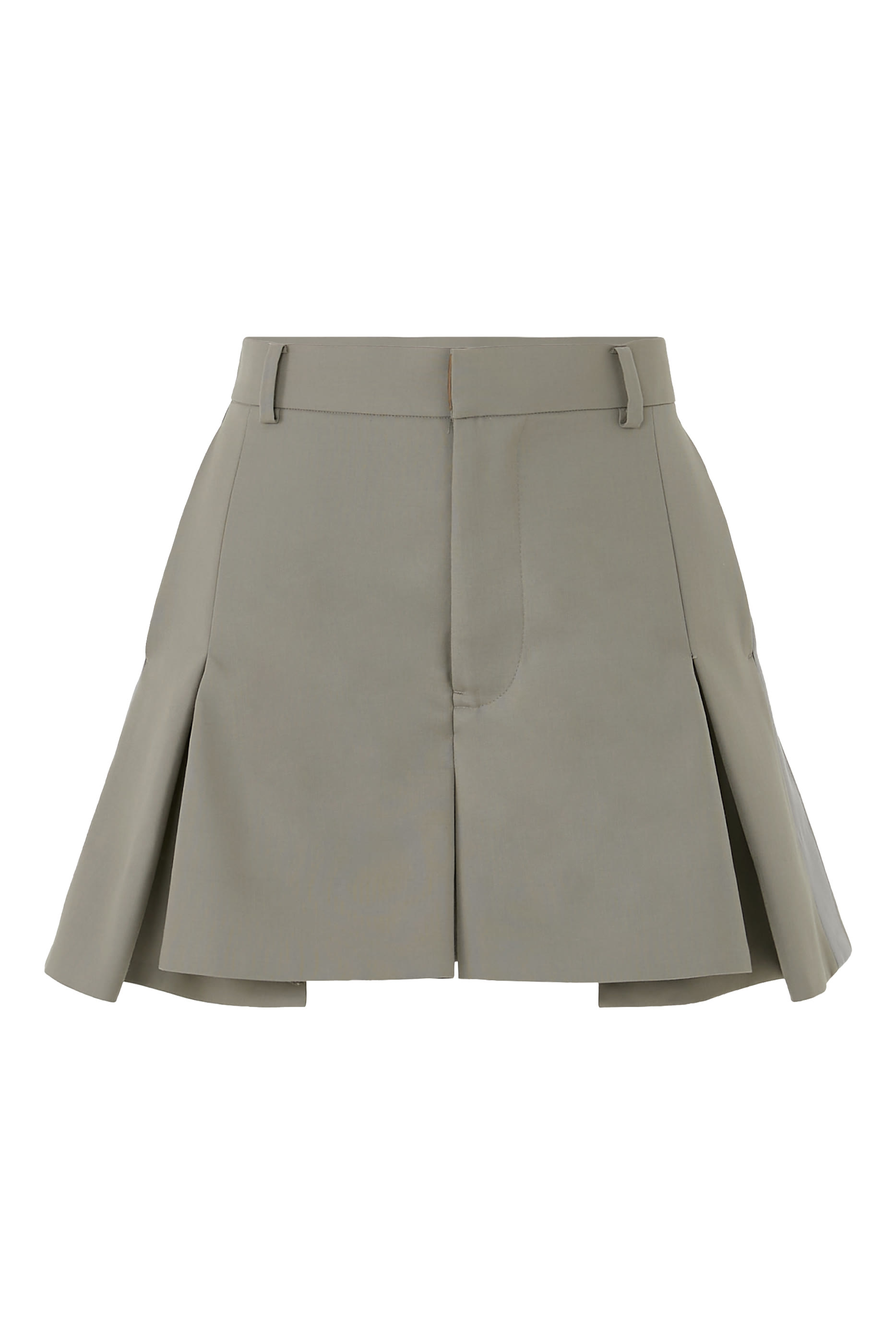 Pleated Suiting Shorts
