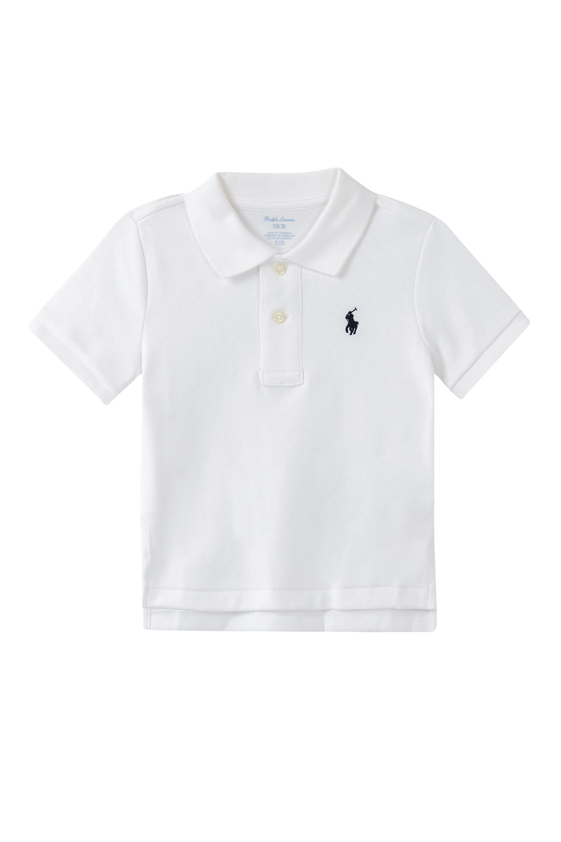 Kids Logo Embroidered Polo Shirt