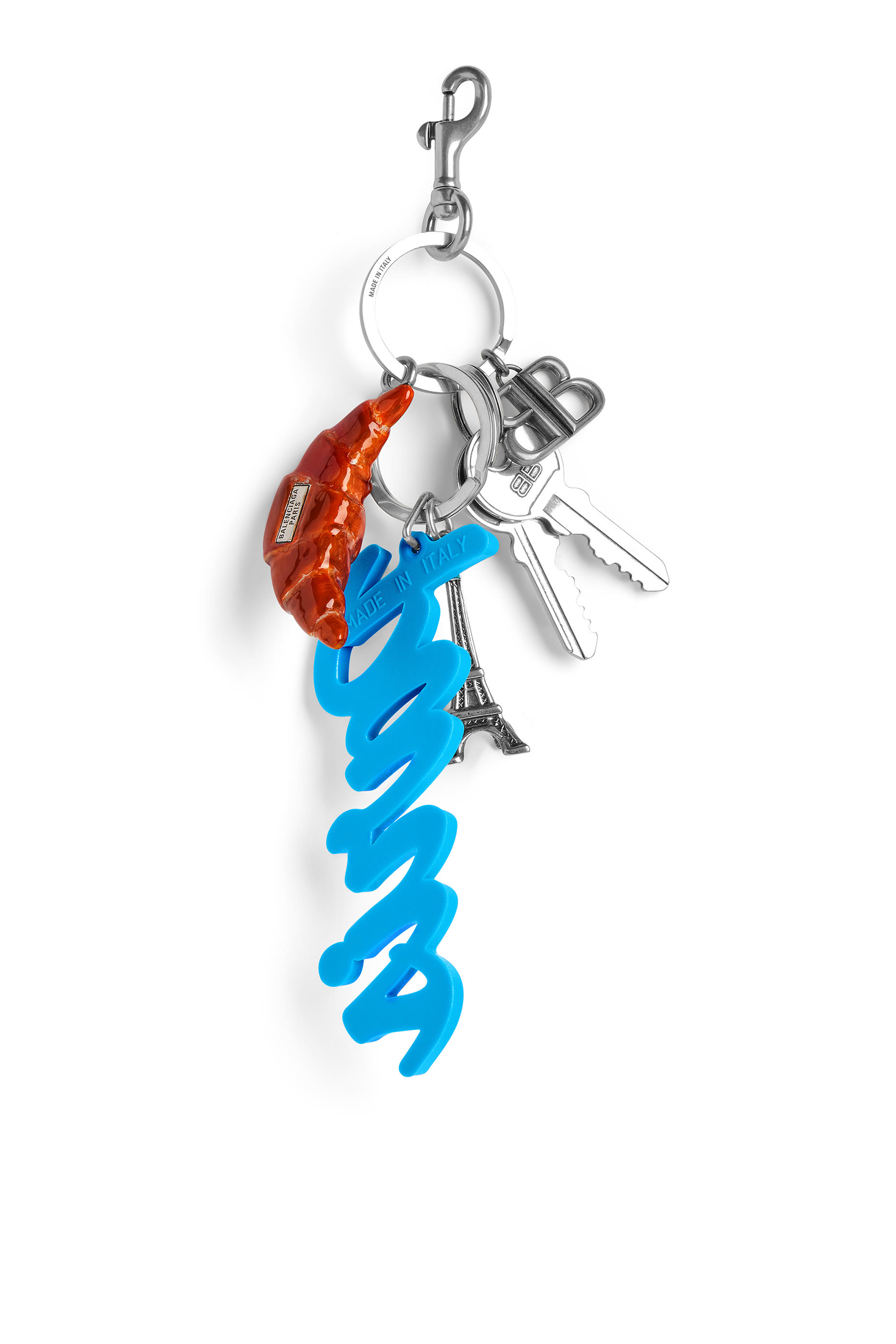 Tourist Paris Croissant Charm/Keychain