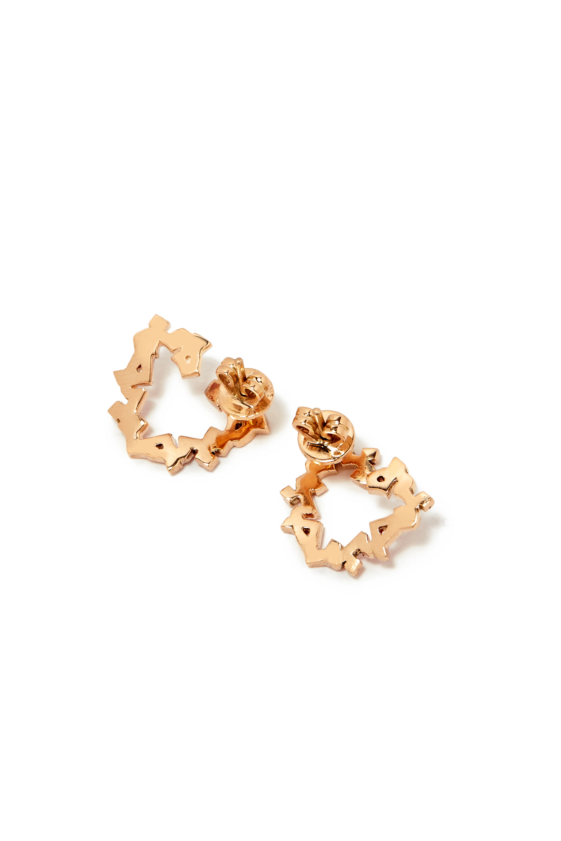 Green Enamel 'Al Hobb' Earrings