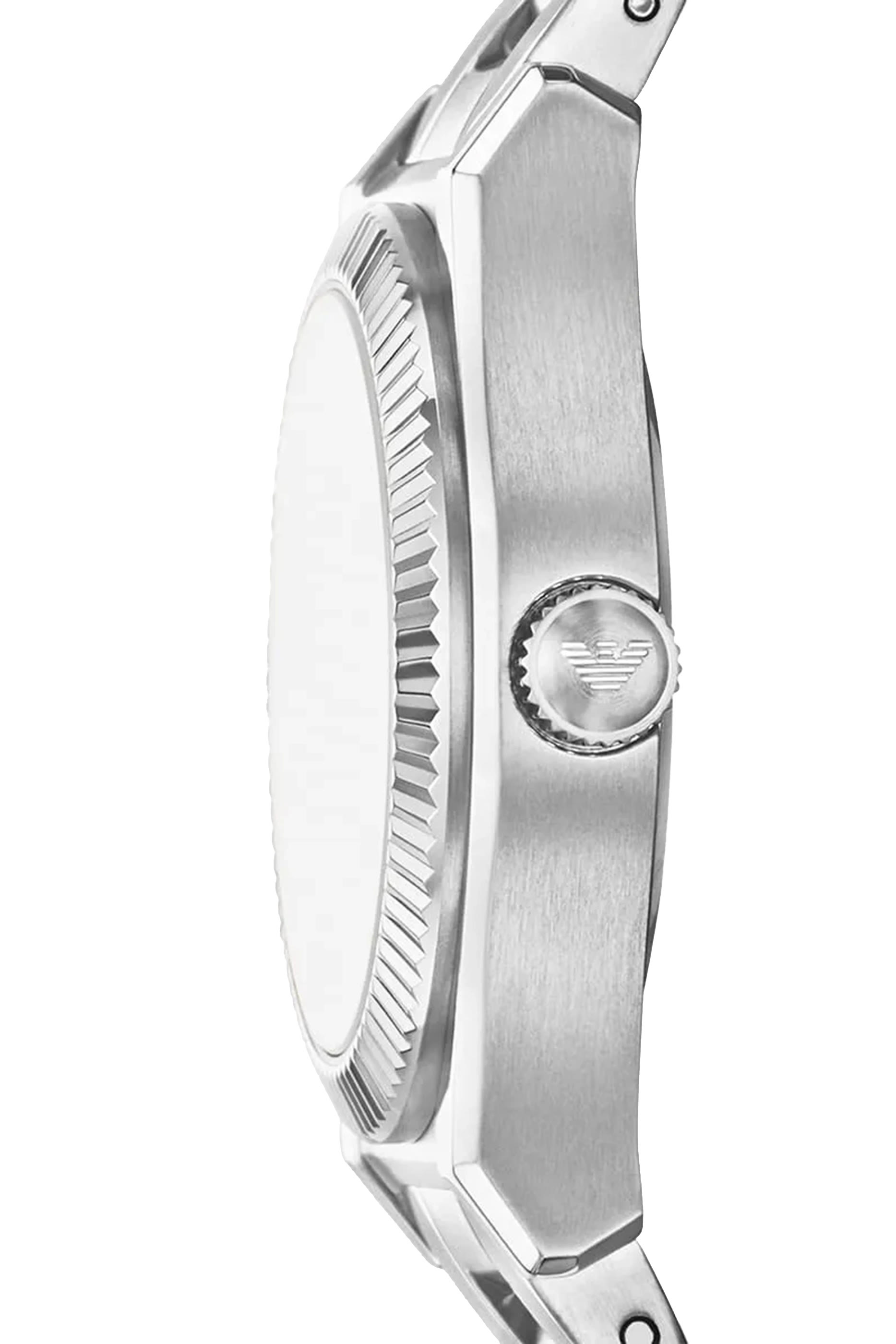 Three-Hand Stainless Steel Watch
