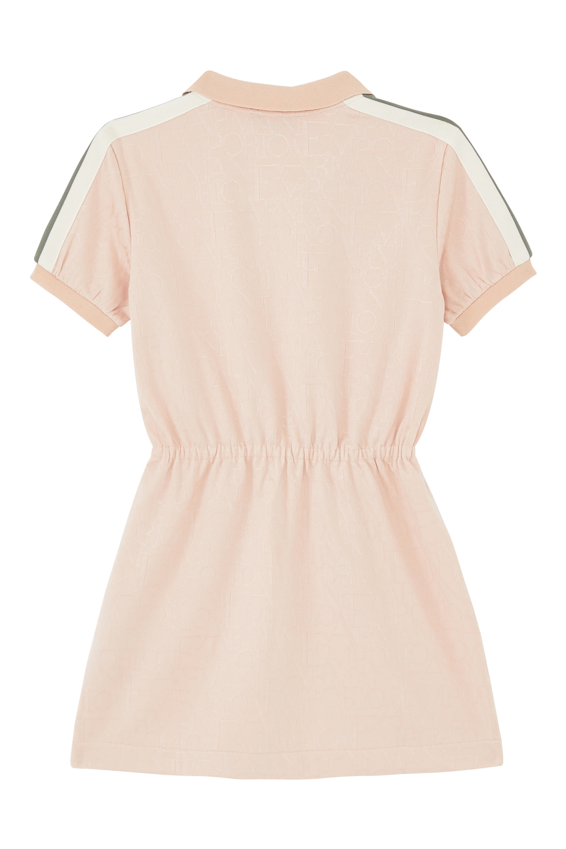 Kids Gathered Waist Collared Dress