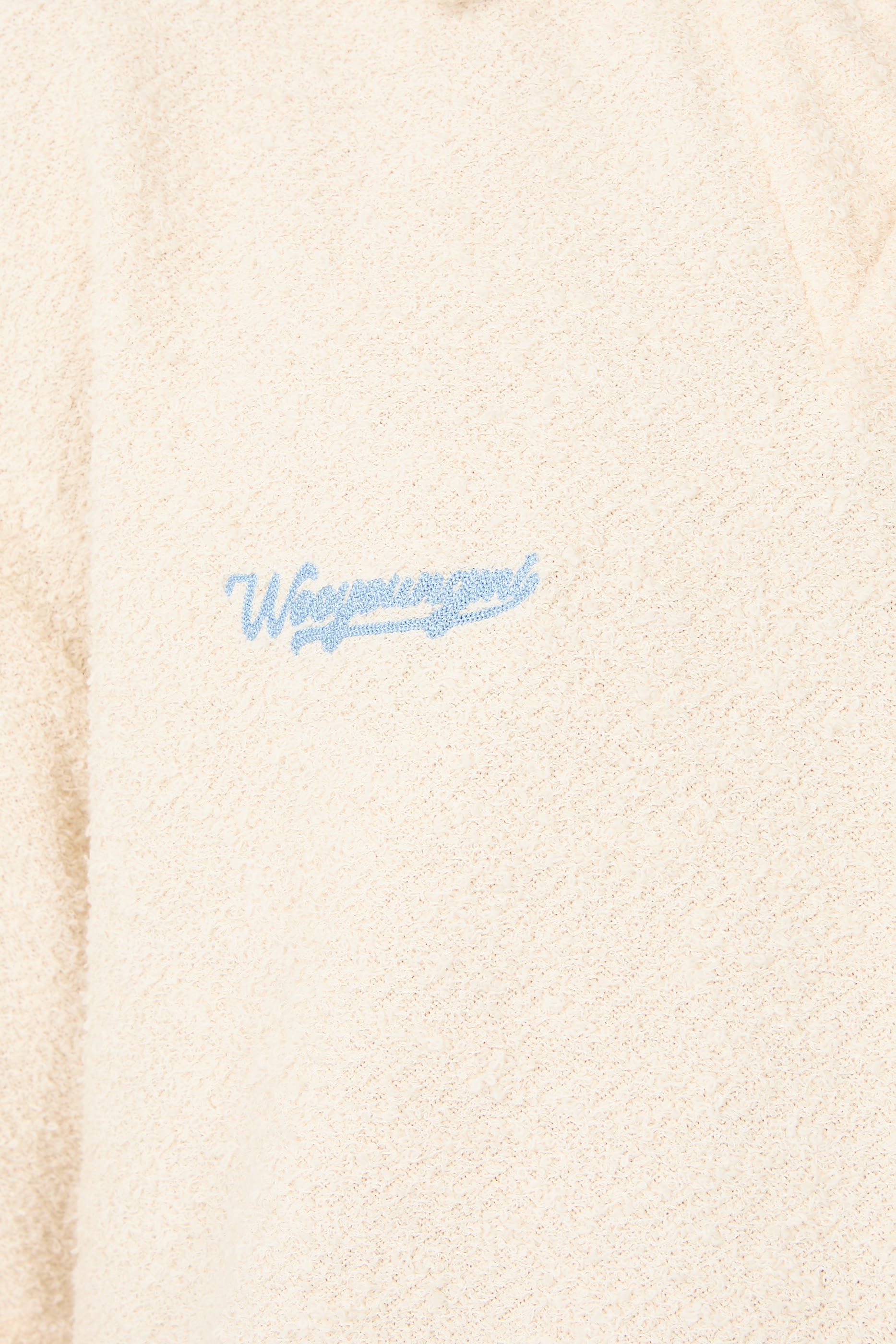 Terry Open Polo T-Shirt