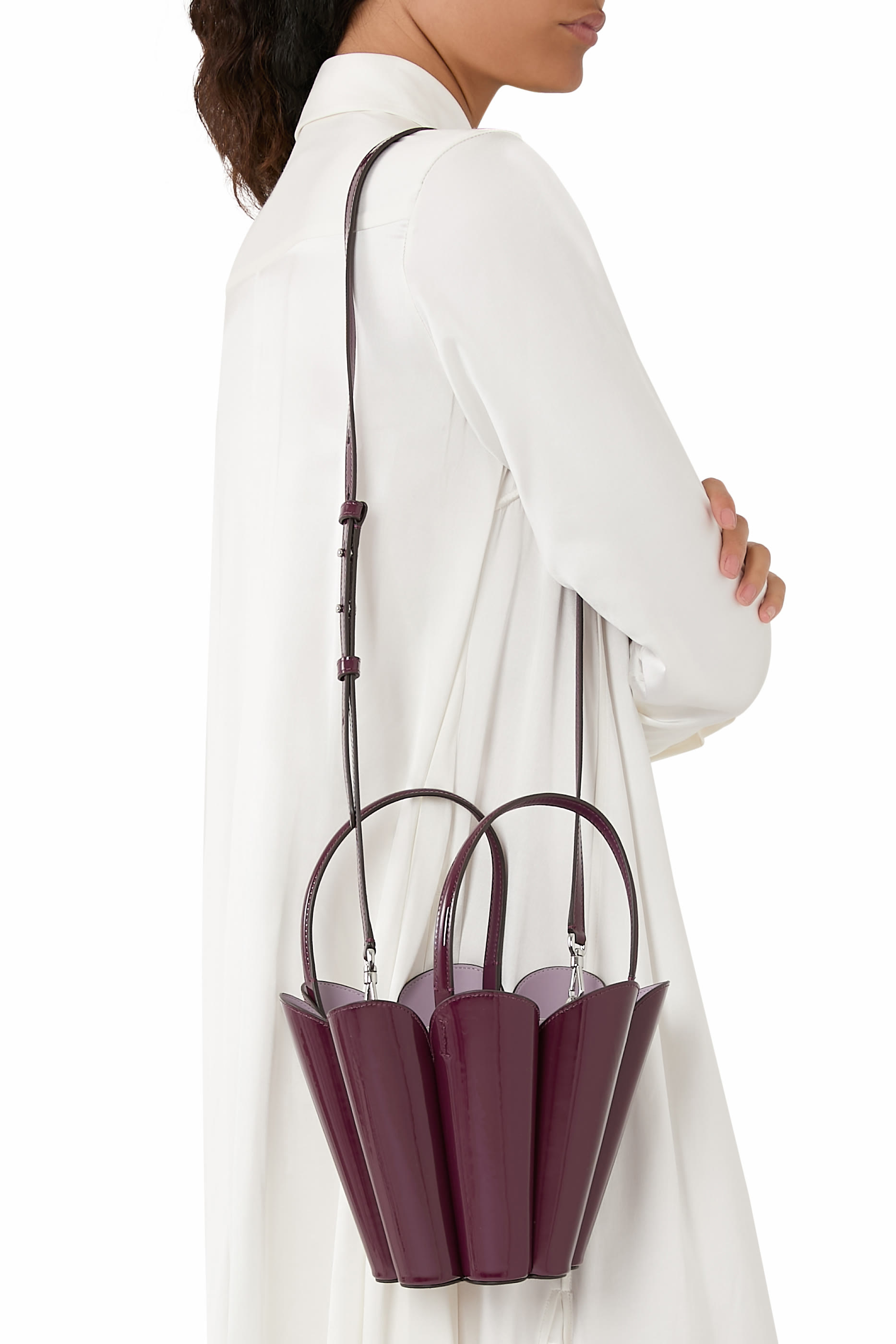 Patent Spade Flower Bucket Bag