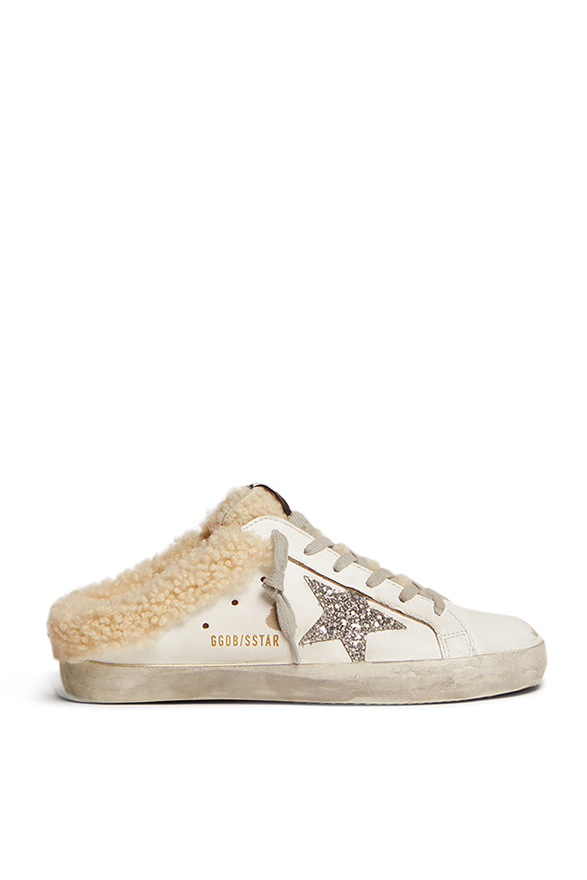 Low Top Superstar Sabot Shearling Sneakers