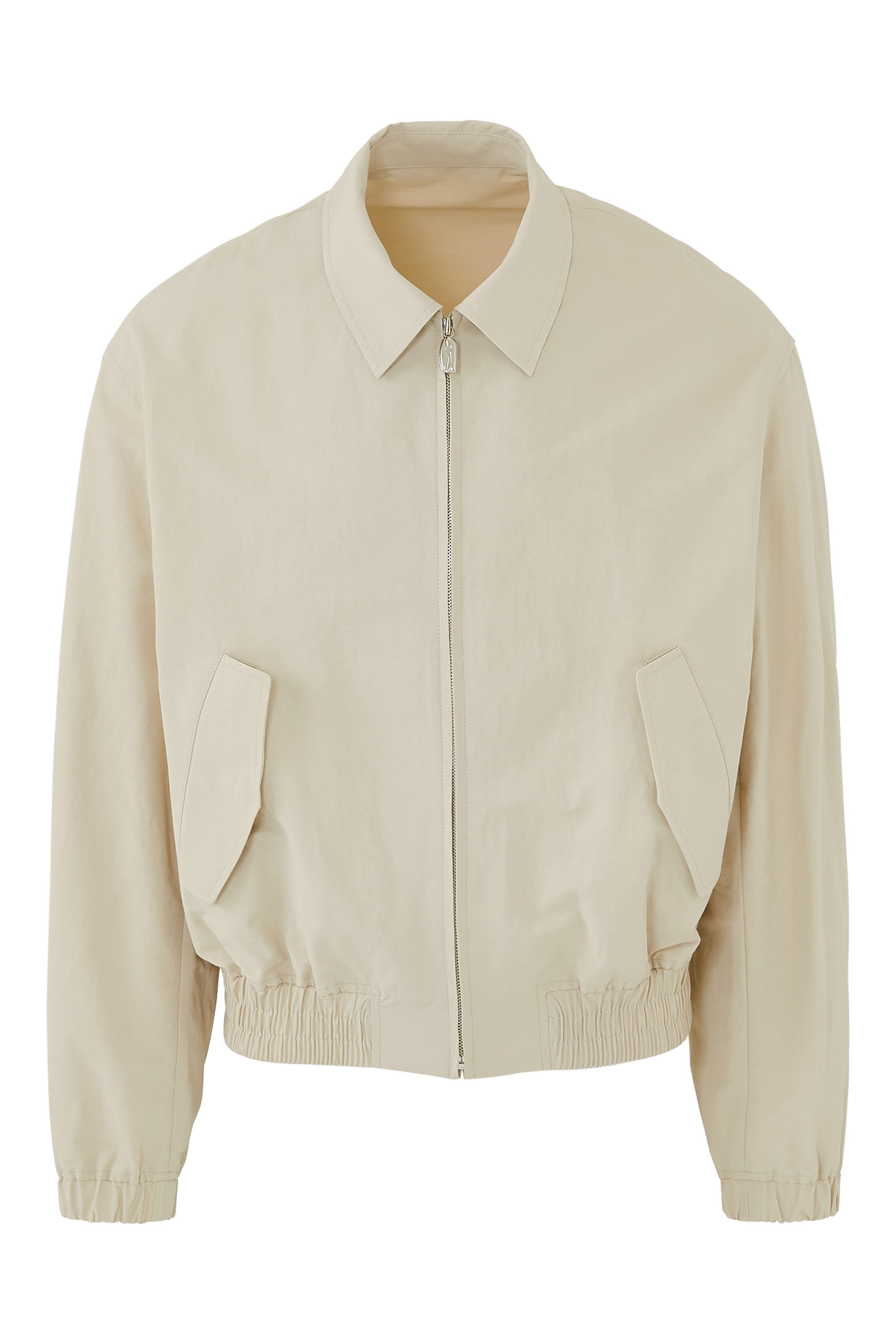 Cotton-Blend Bomber Jacket