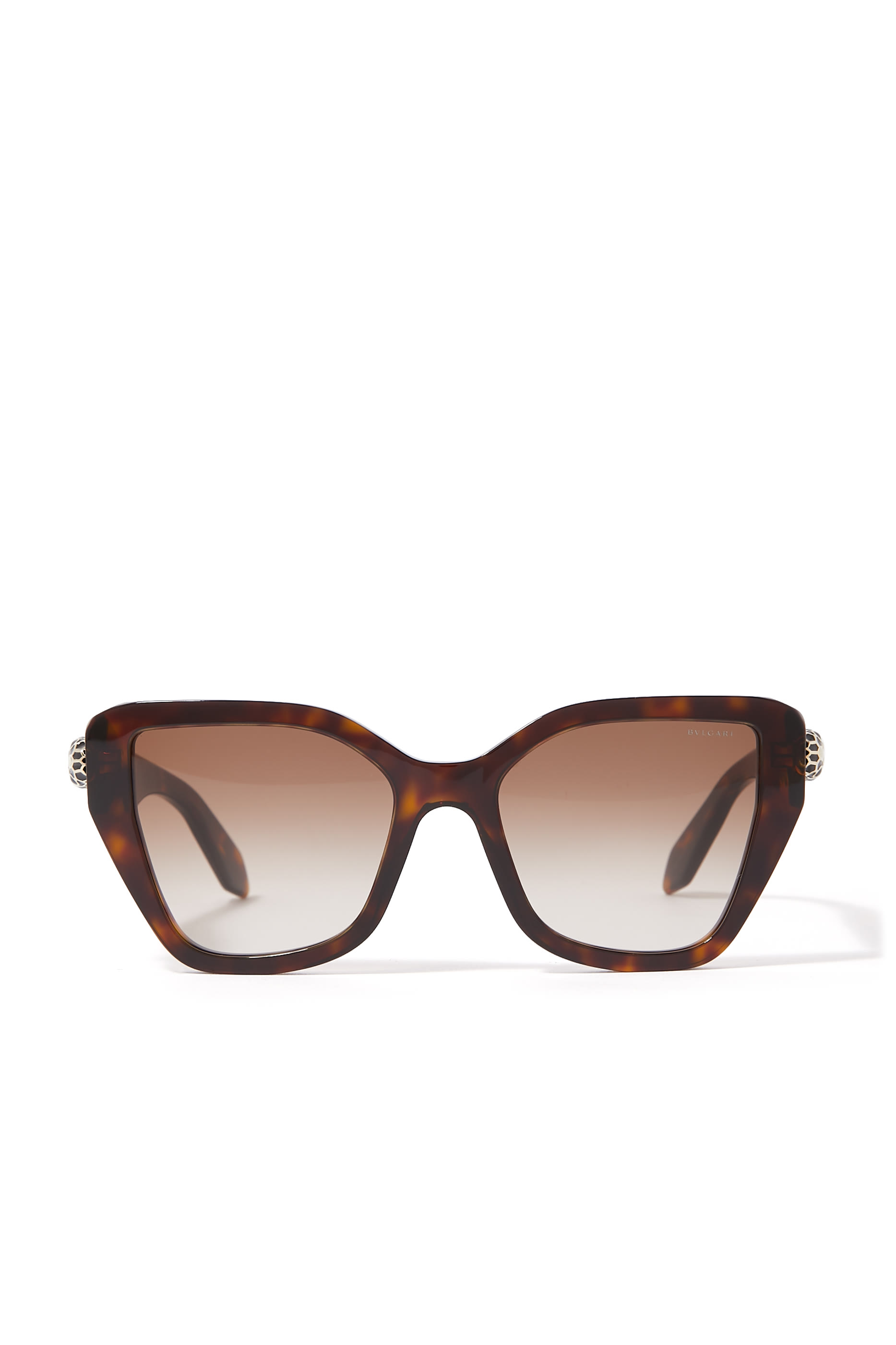 Serpenti Forever Havana Butterfly Sunglasses