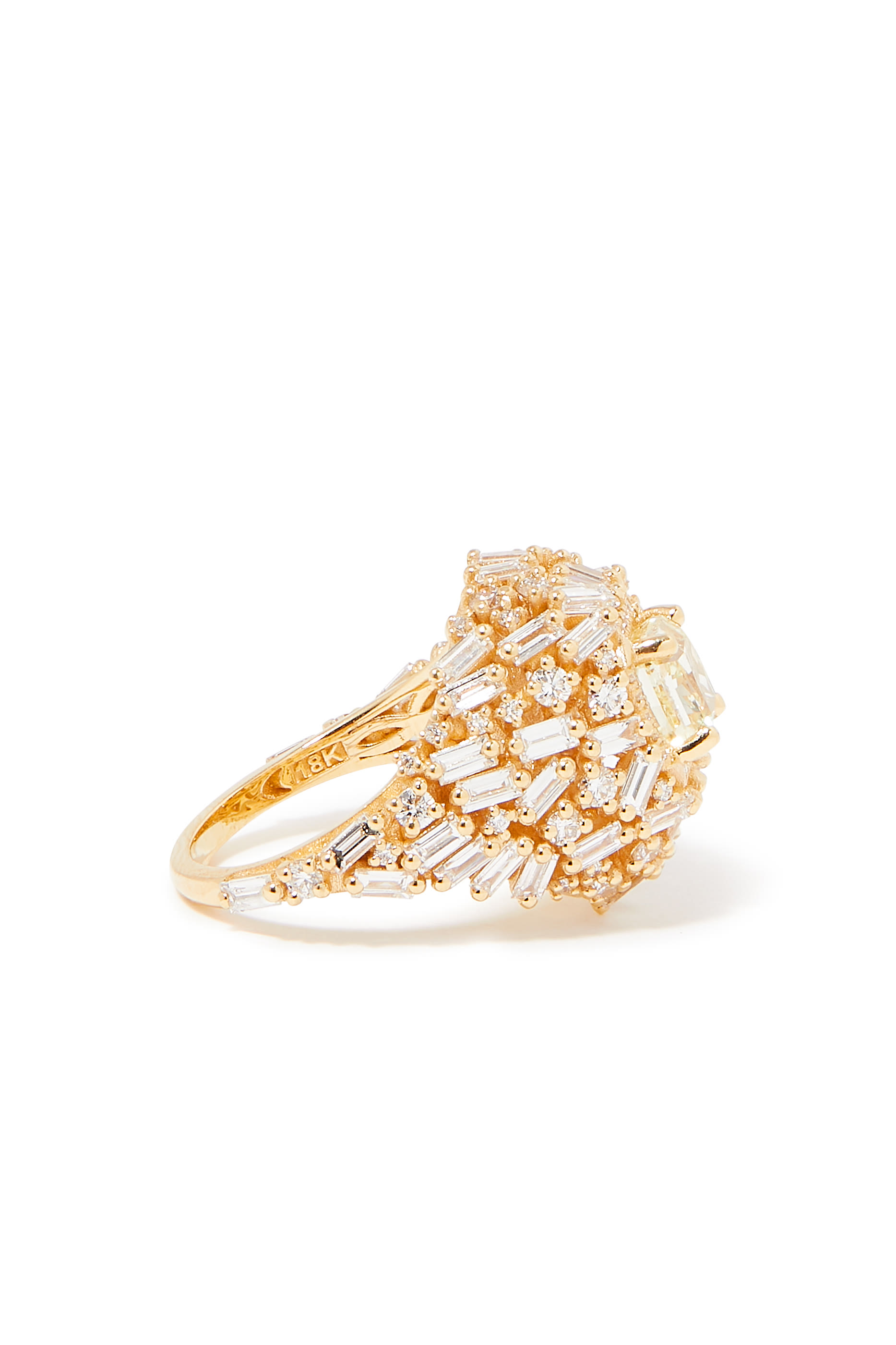 One of a Kind Ring, 18K Yellow Gold & Diamonds