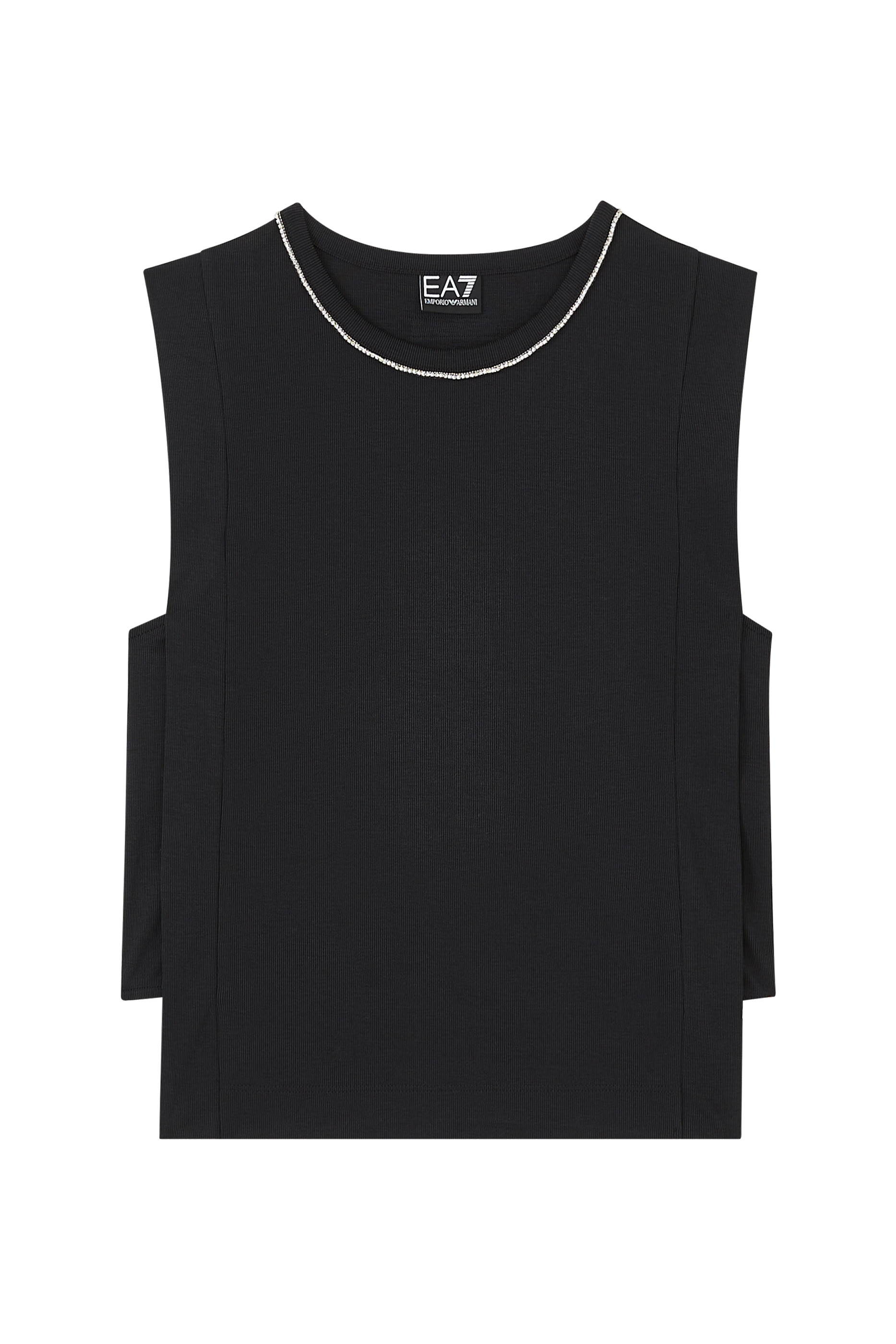 Sleeveless Side Slits Top
