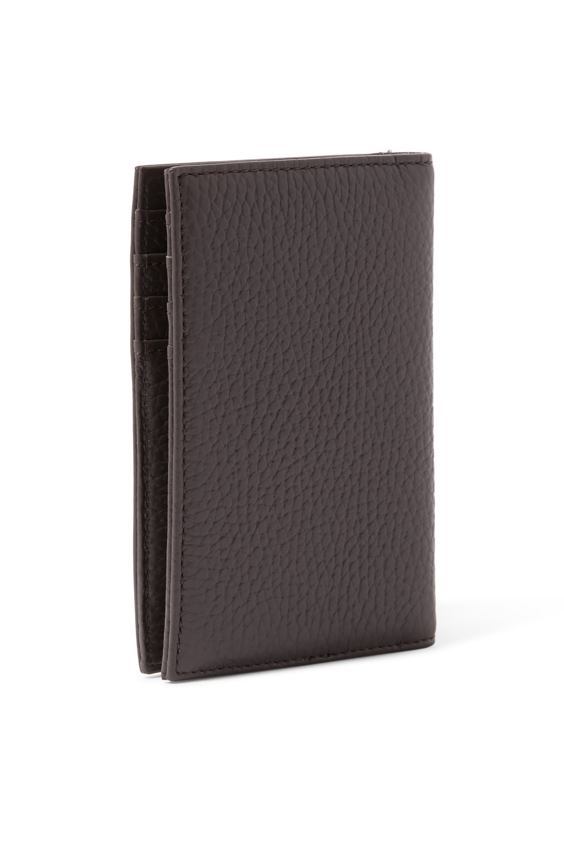 EA Bi-Fold Wallet in Tumbled Leather