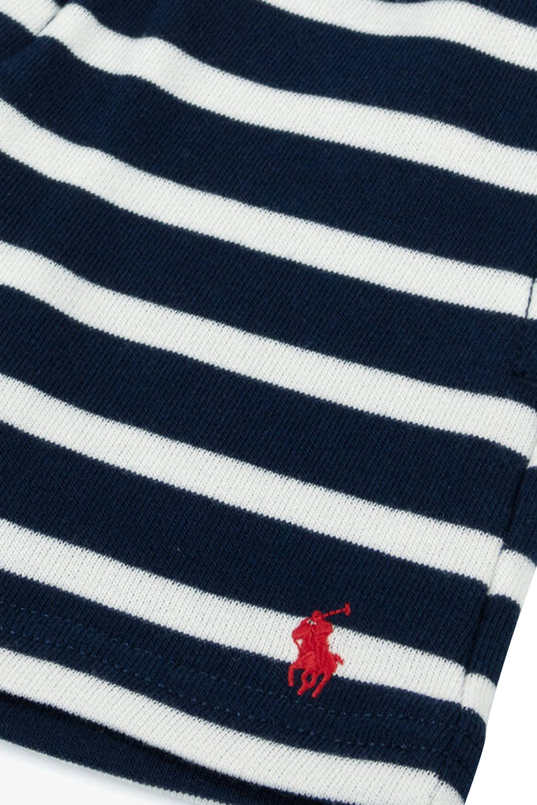 Kids Striped French Terry Shorts