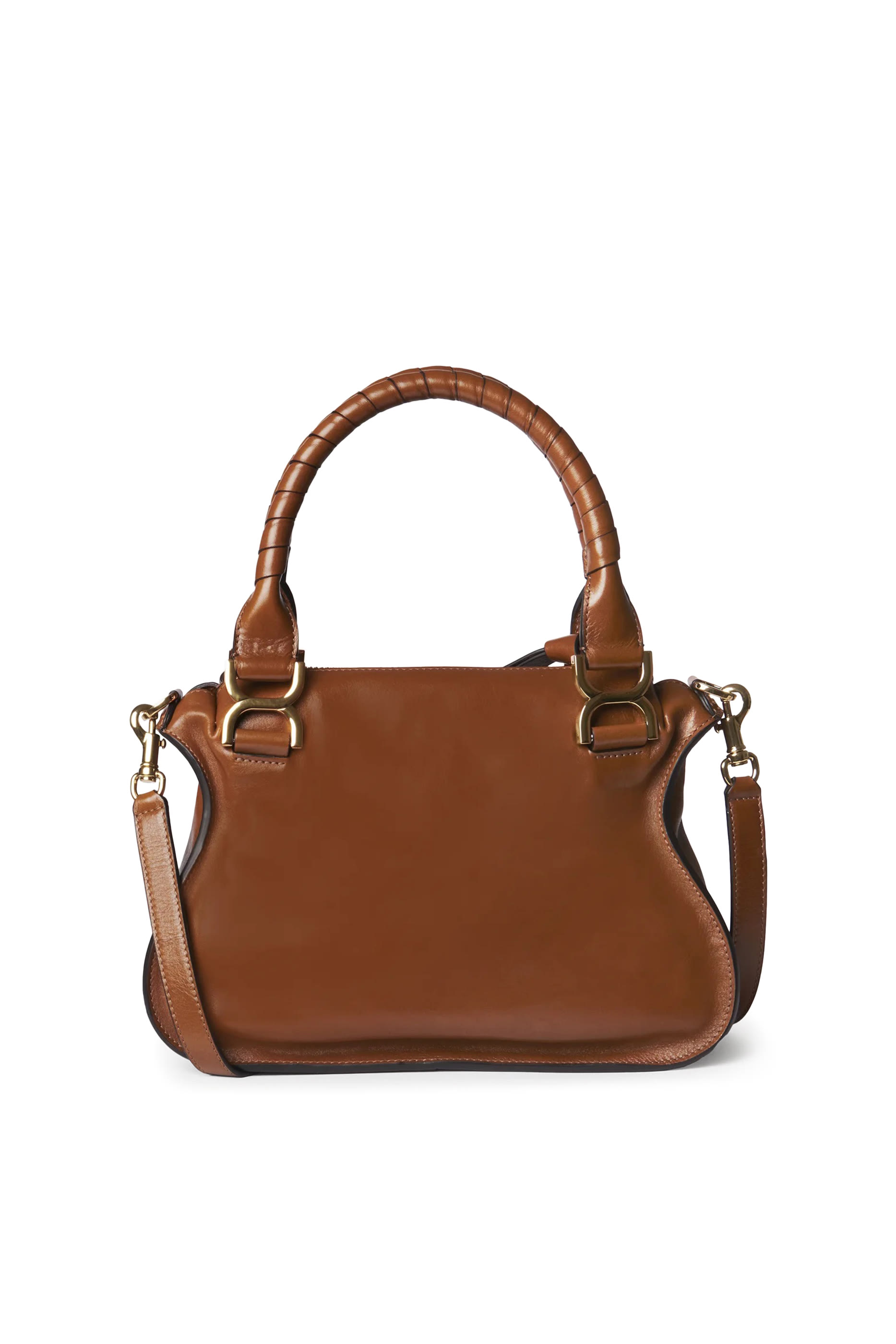 Small Marcie Shiny Leather Bag