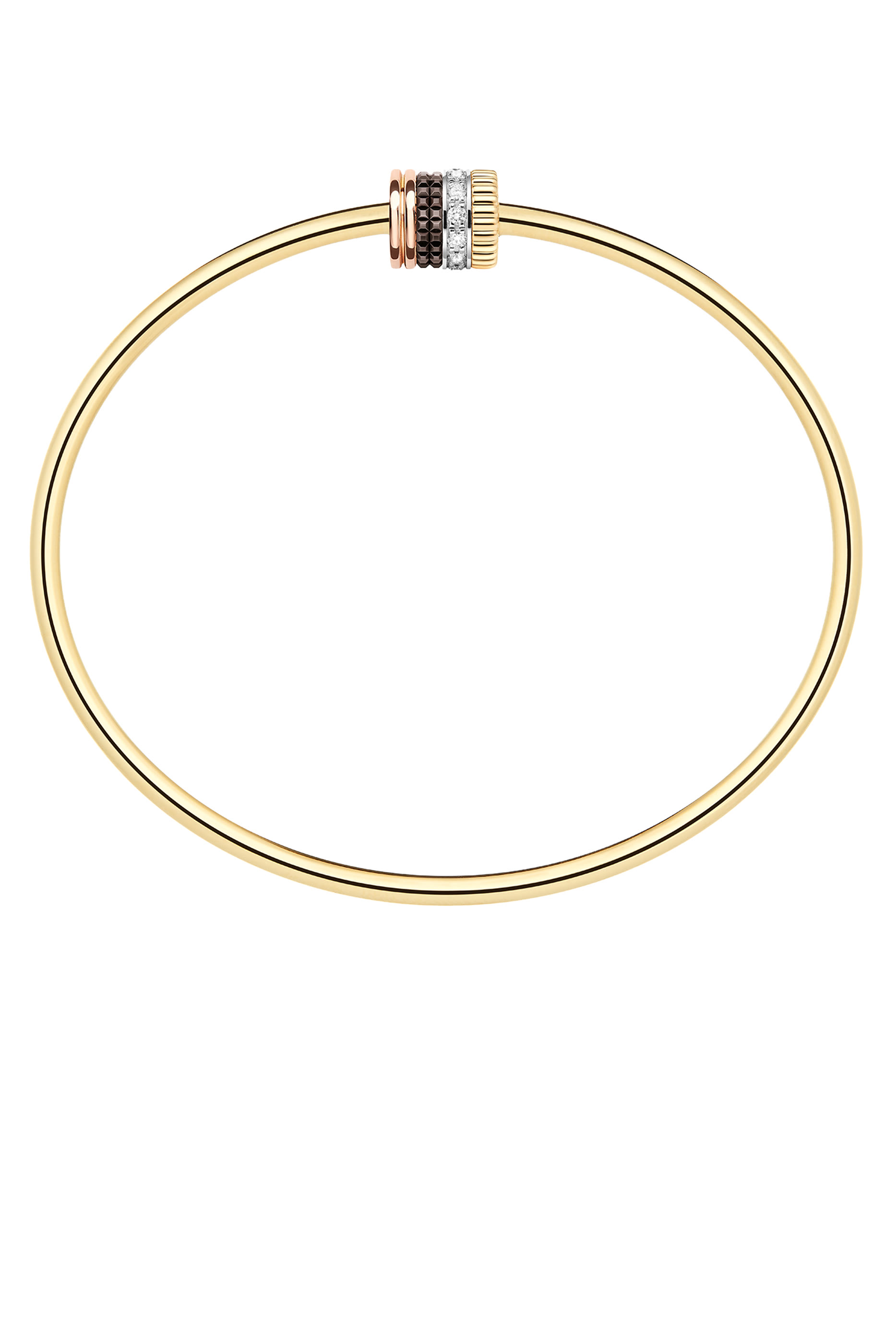 Quatre Classique Diamond Bracelet, 18k Mix Gold & Diamonds