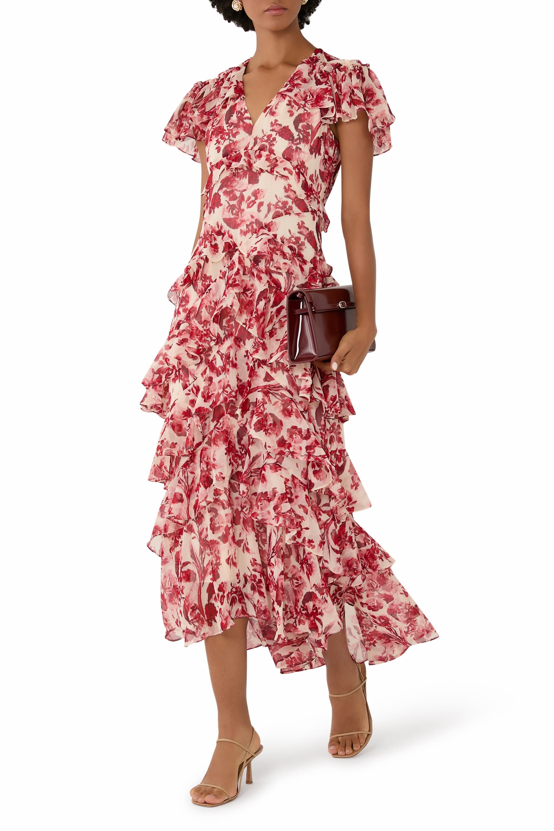 Floral Ribbons Tatum Dress