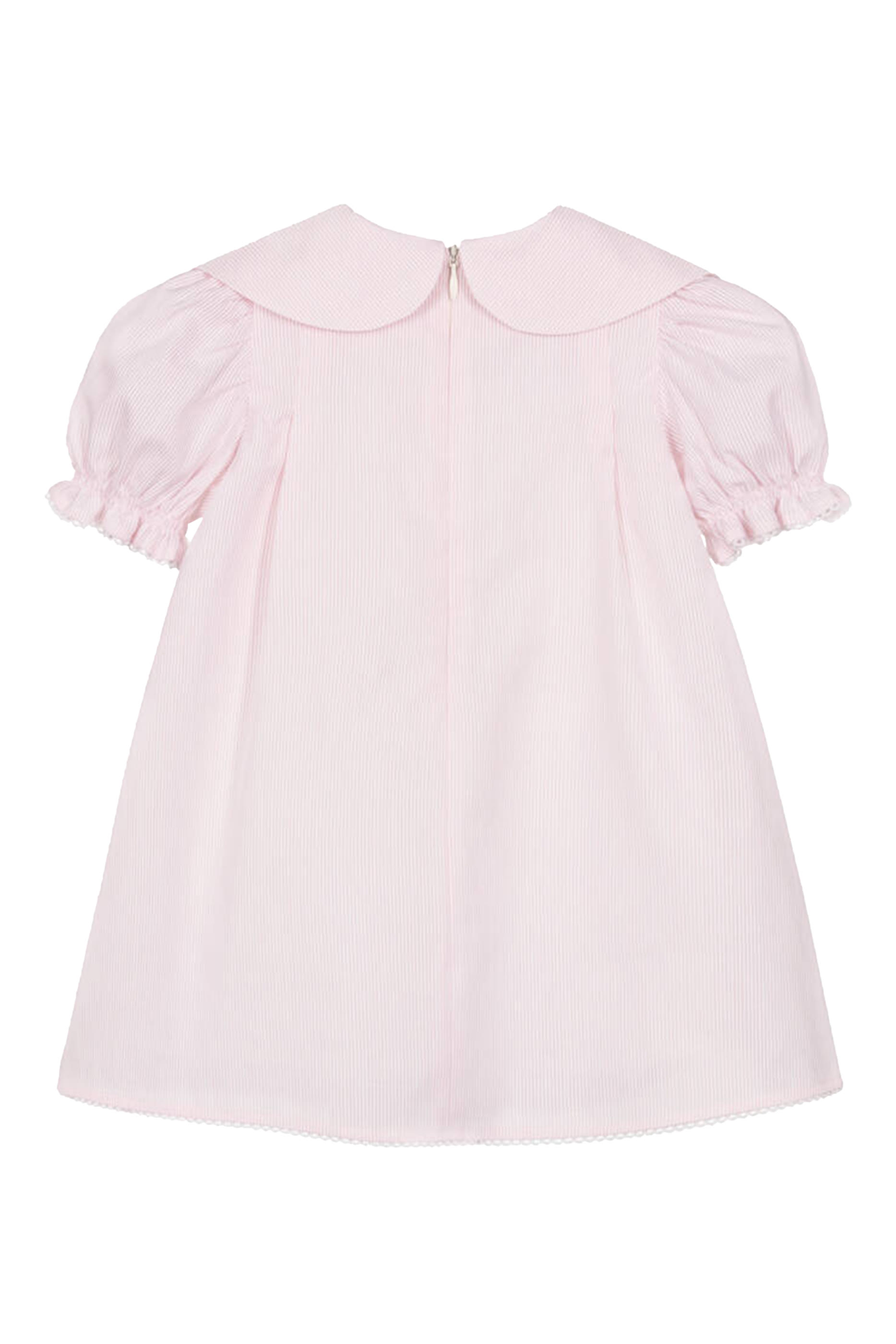 Kids Cotton Bow Collar Dress
