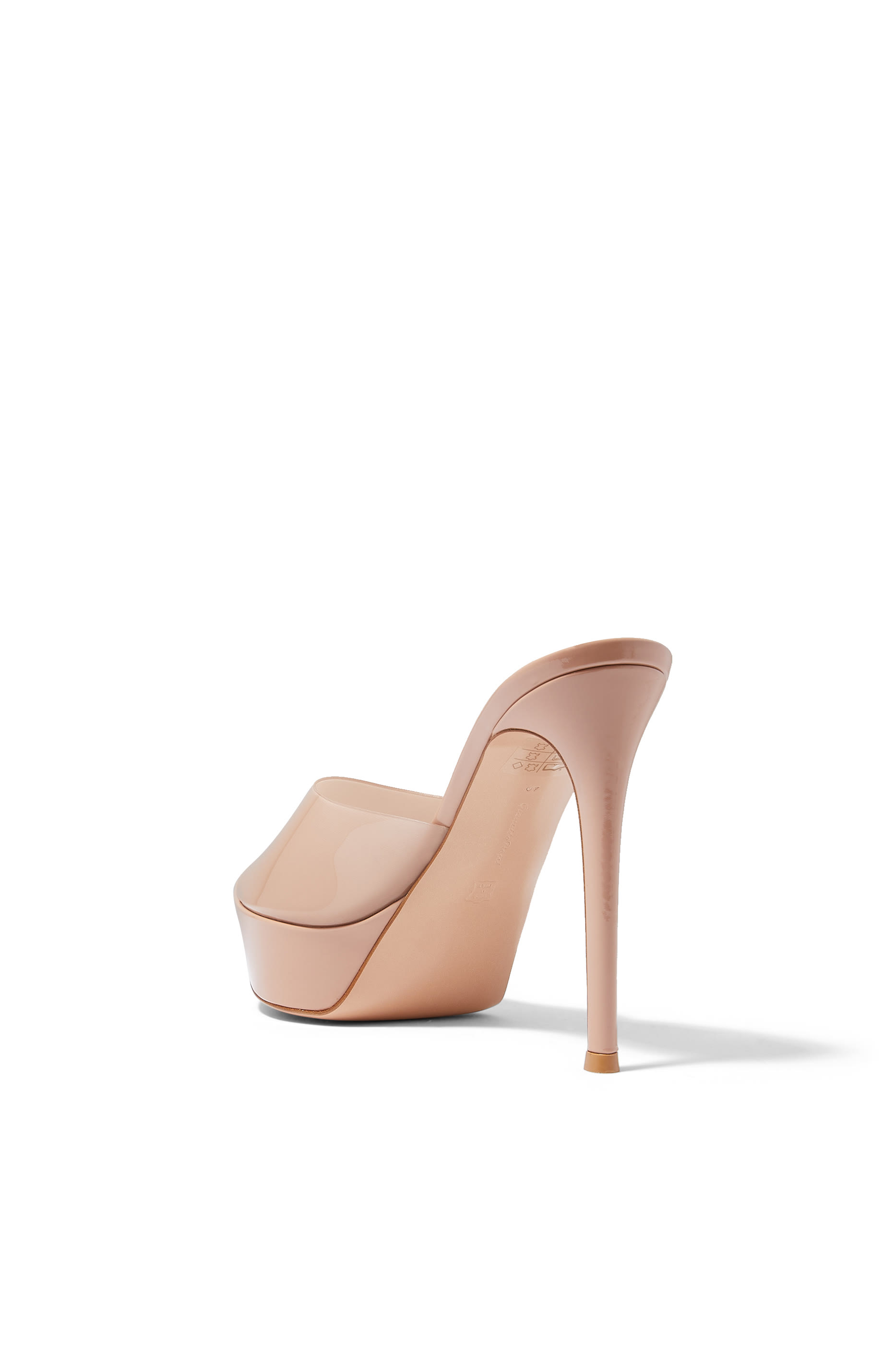 Betty 85 Plexi Platform Mules