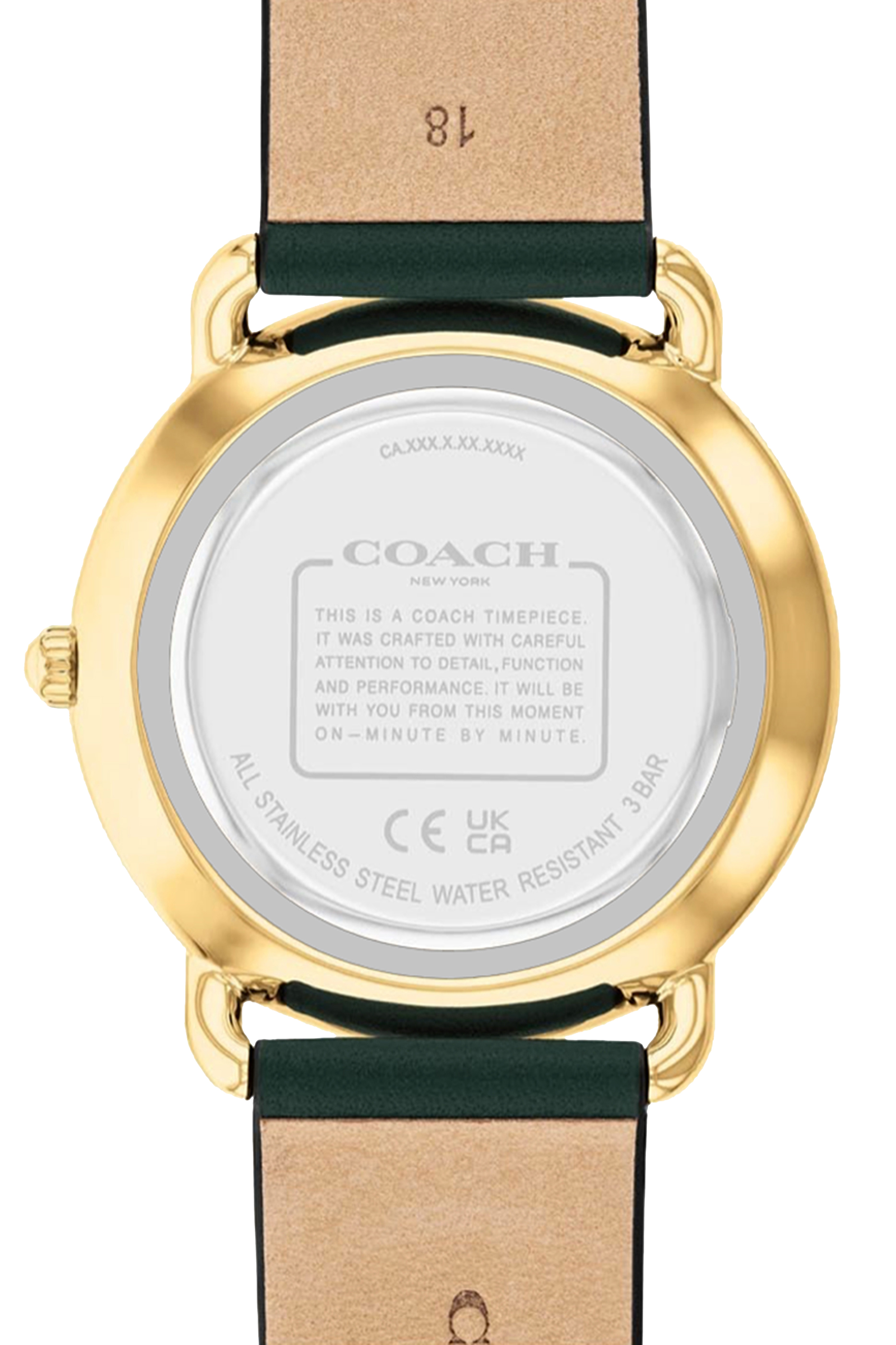 Elliot 36 mm GP Case Grn Dial & Lthr Strap:Green :One Size