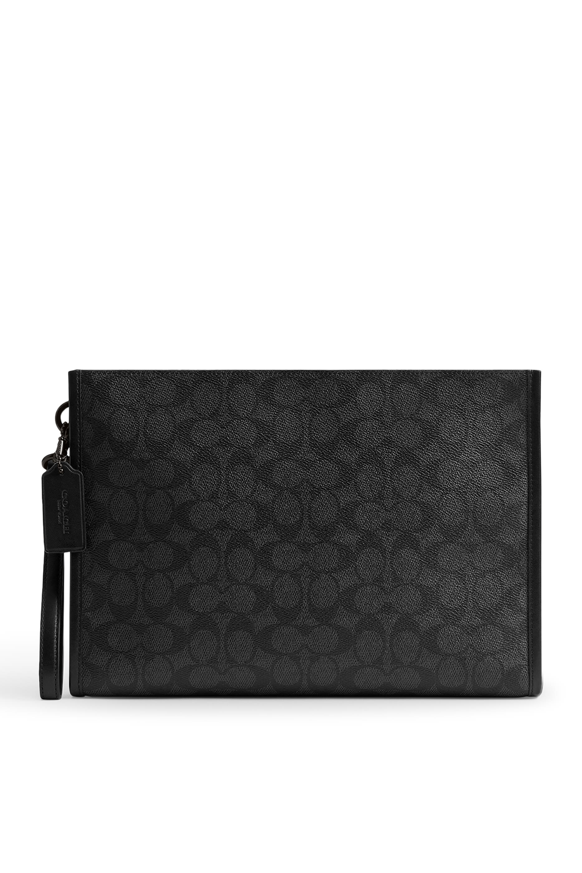 Signature Logo Leather Pouch