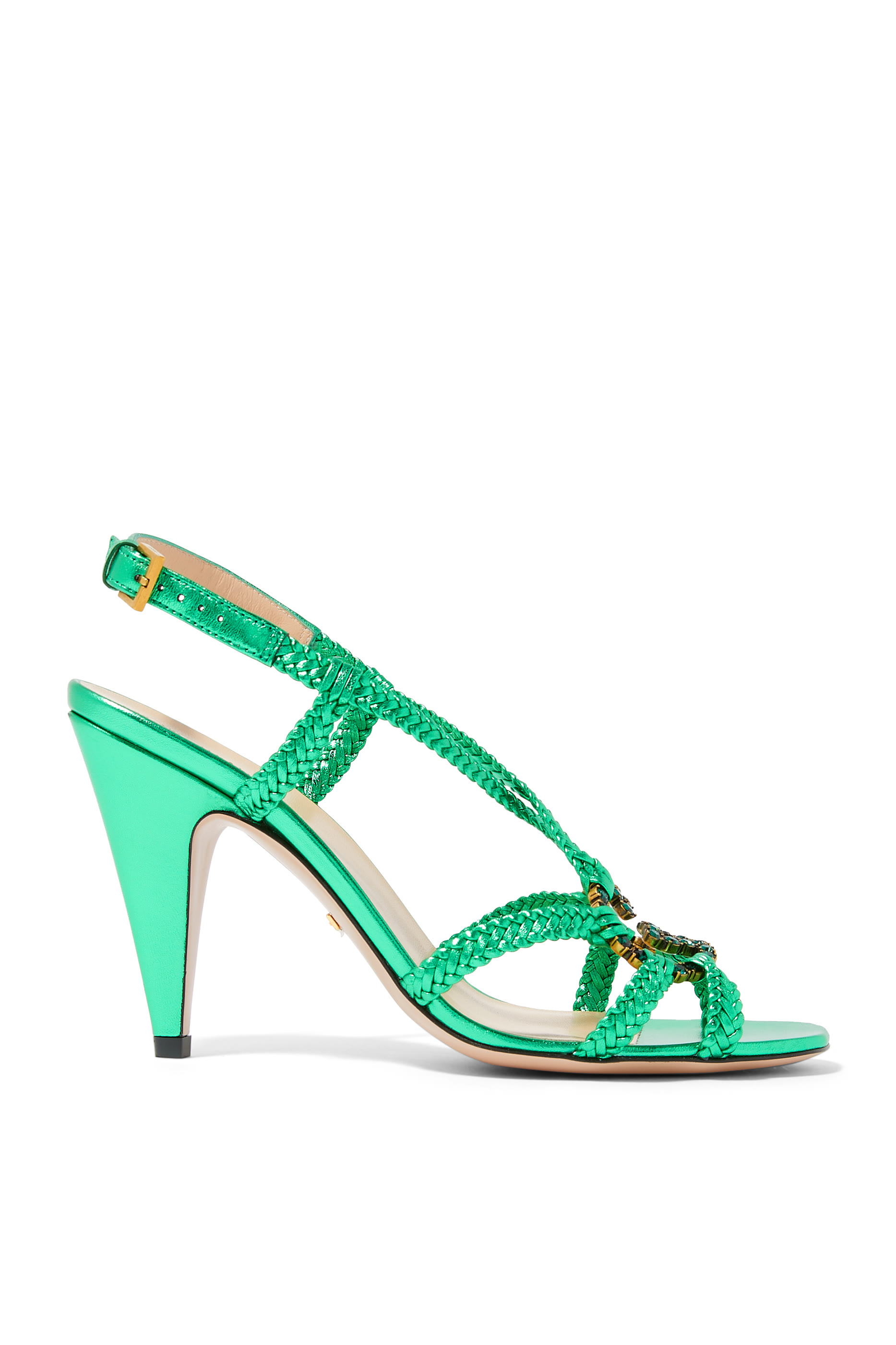 Crystal 95 Interlocking G Sandals