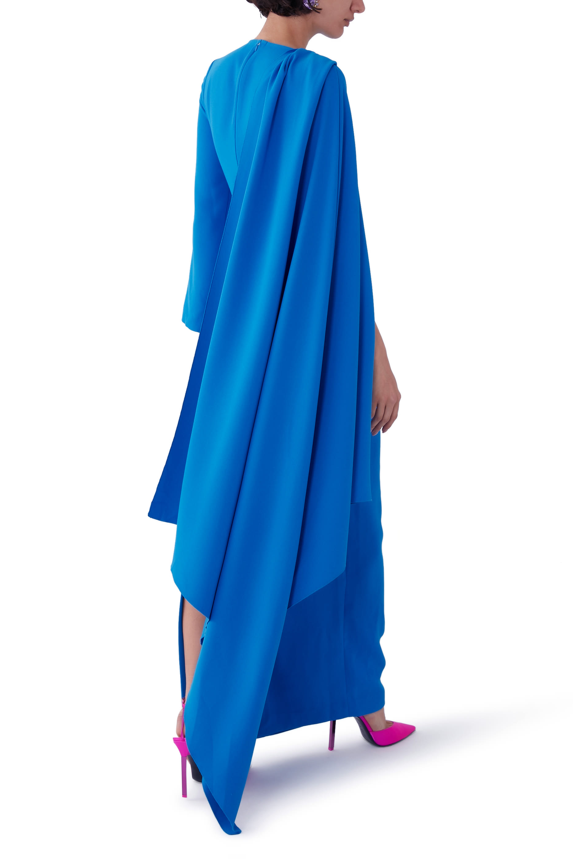 Lydia Cape Sleeve Maxi Dress