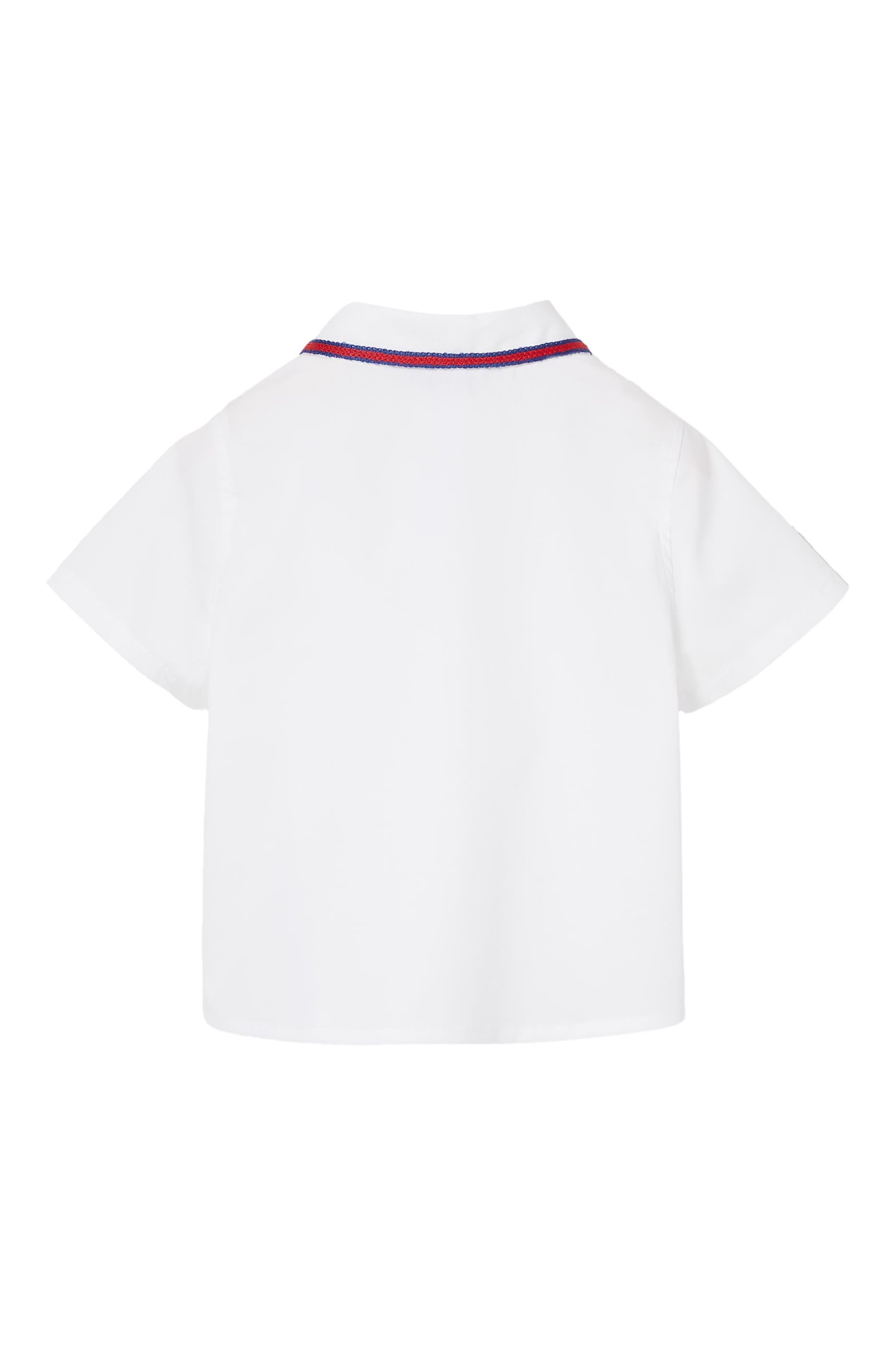 Kids Embroidered Cotton Shirt