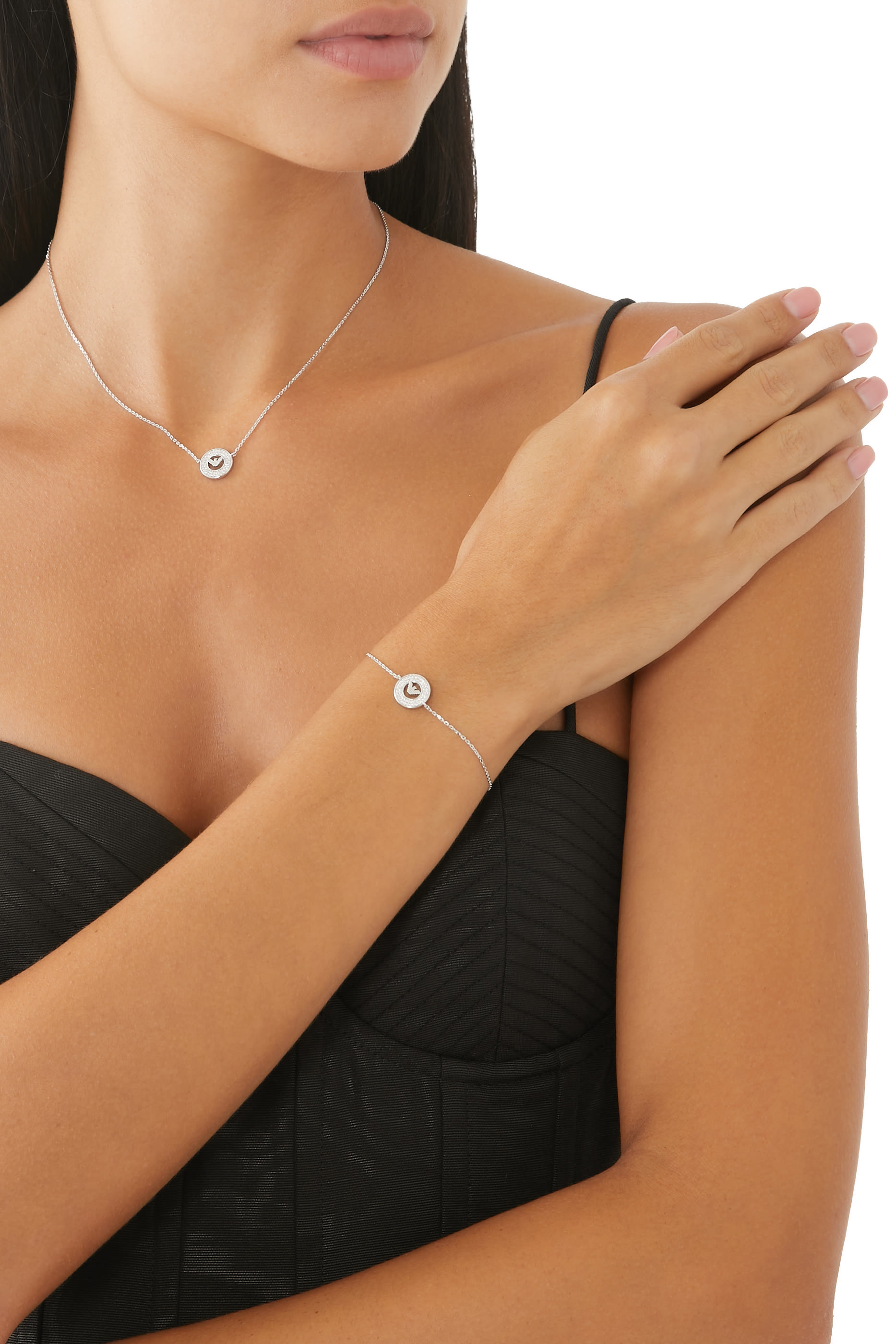 Eagle Circle Pendant Necklace