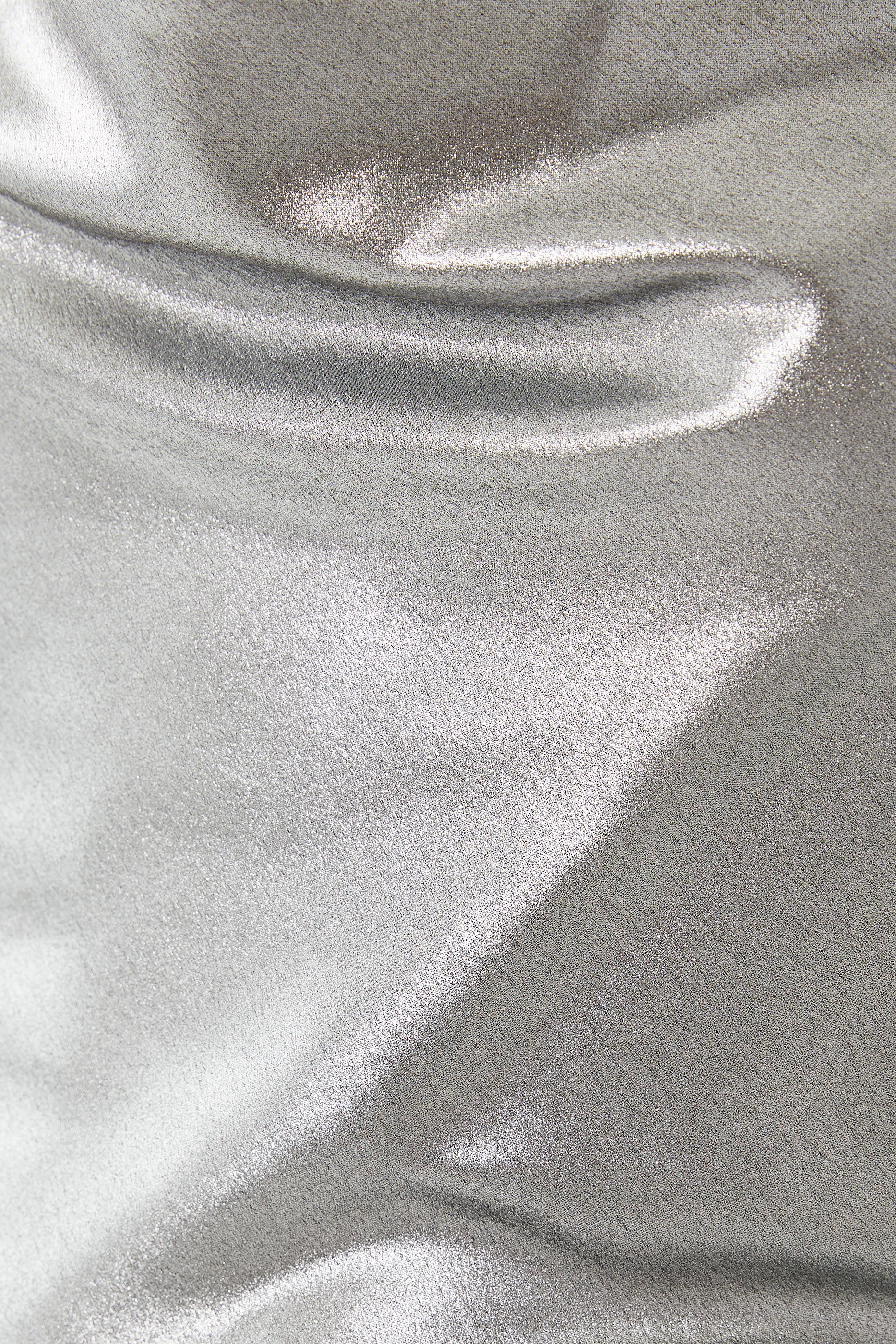 Metallic Mini Slip Dress