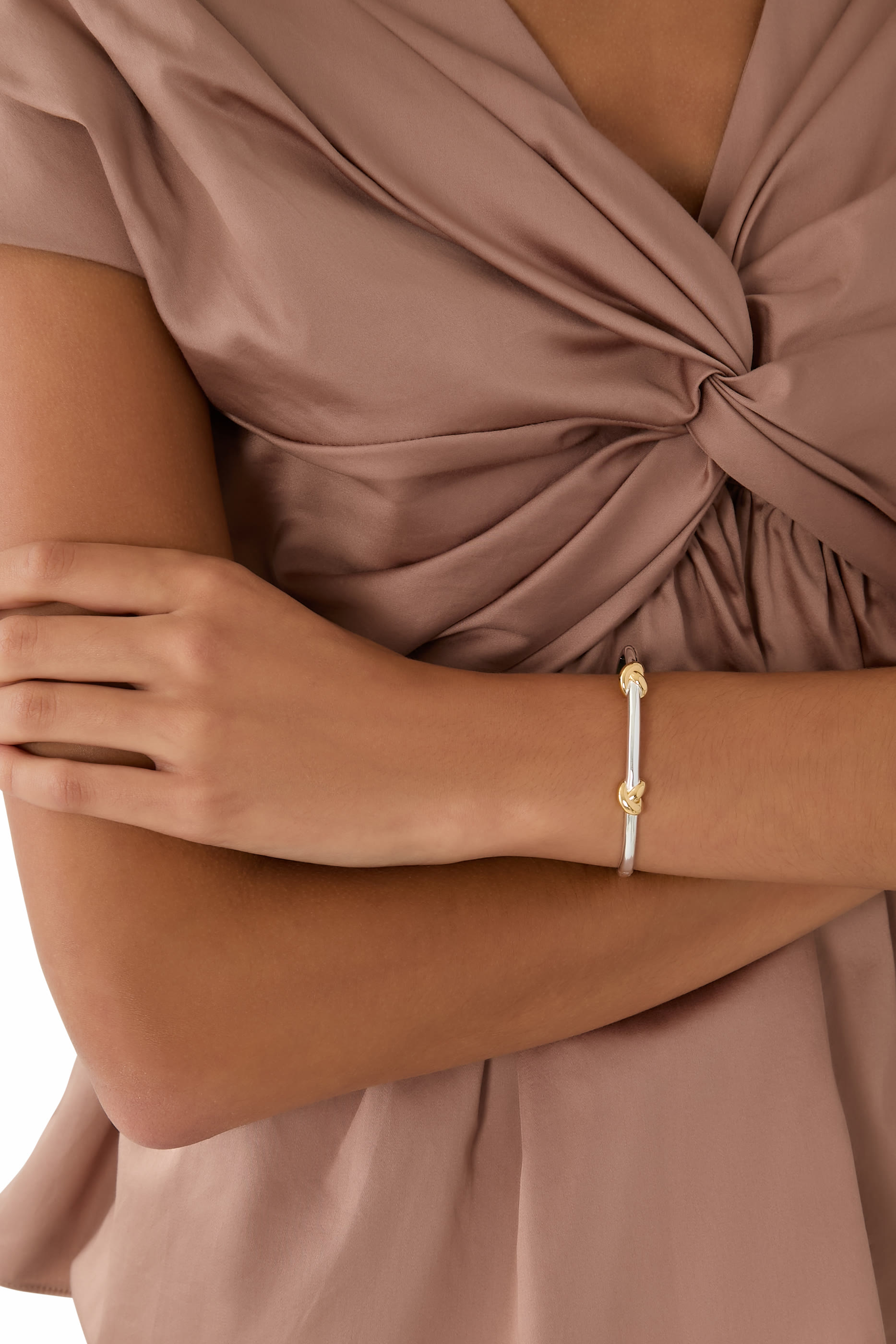 Lucy Williams Knot Hinged Bangle
