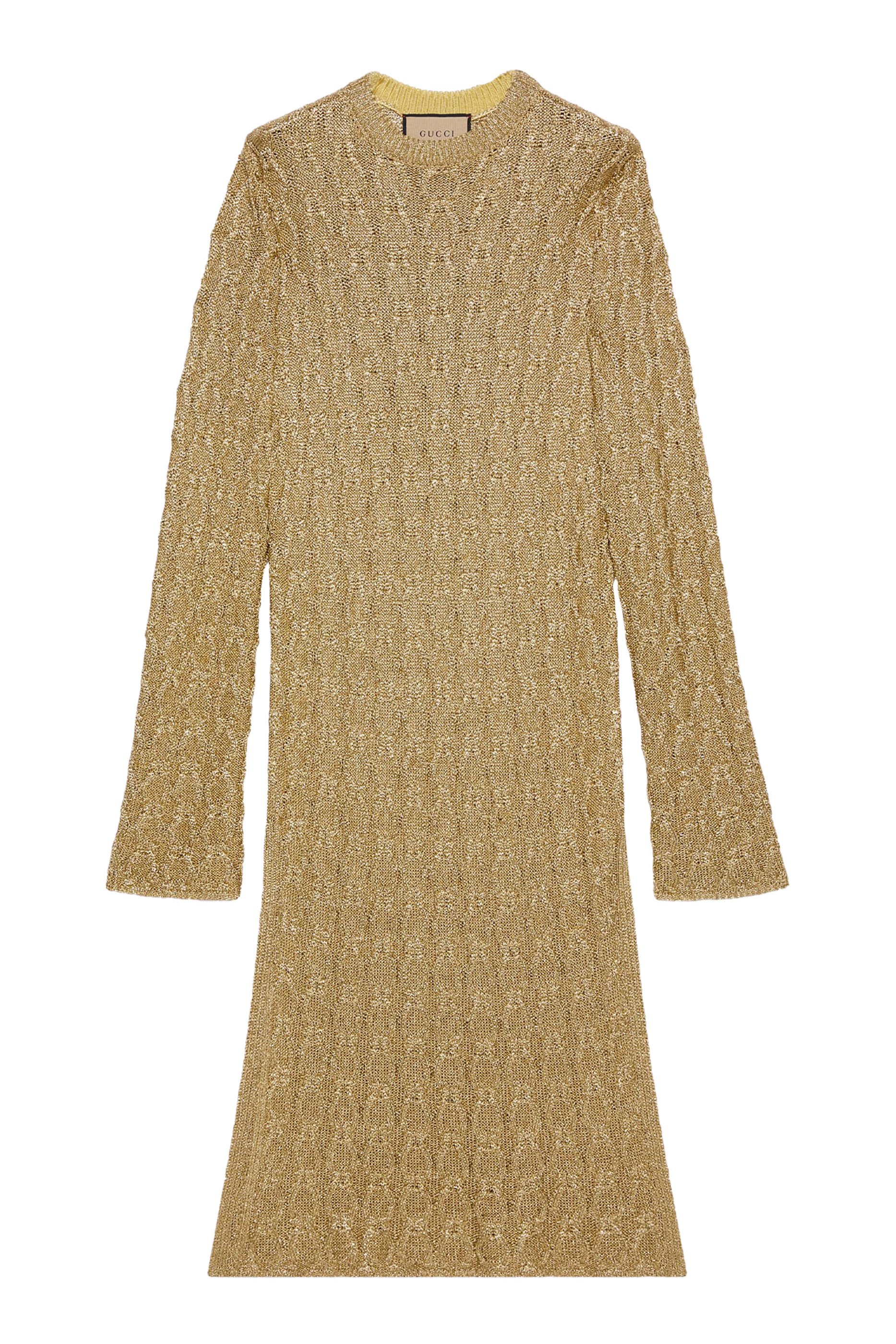 Chunky Cable Knit Viscose Dress